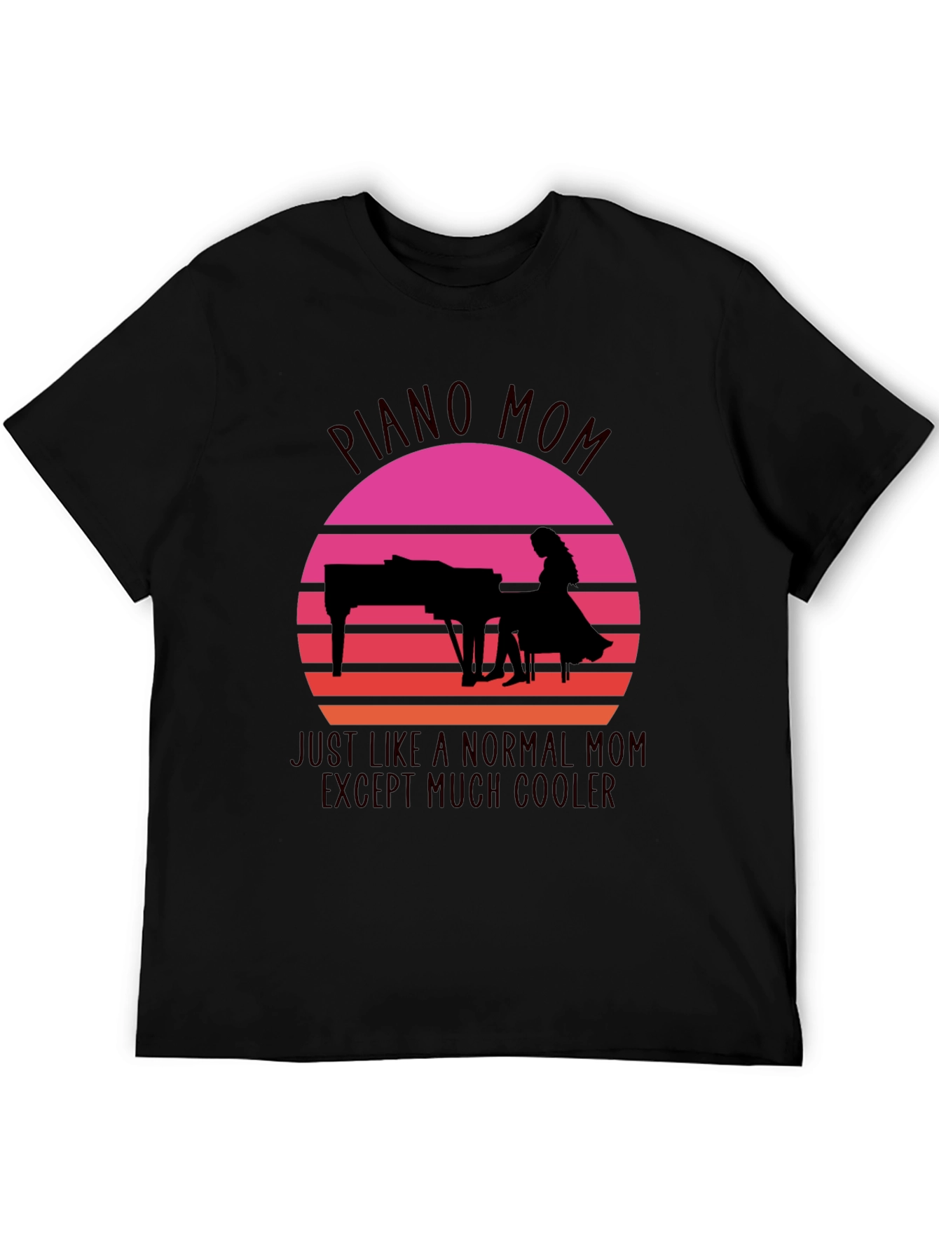 Piano Mom T-Shirt - Musical Gift