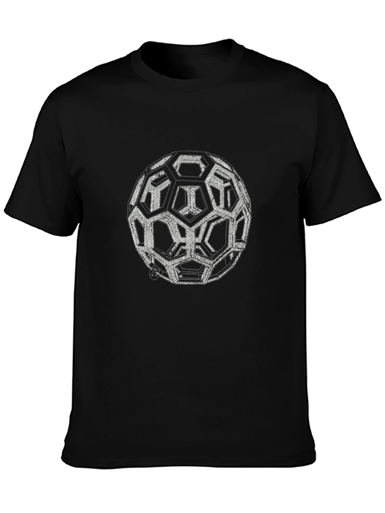 Geometric Sphere Graphic T-Shirt - Modern Style