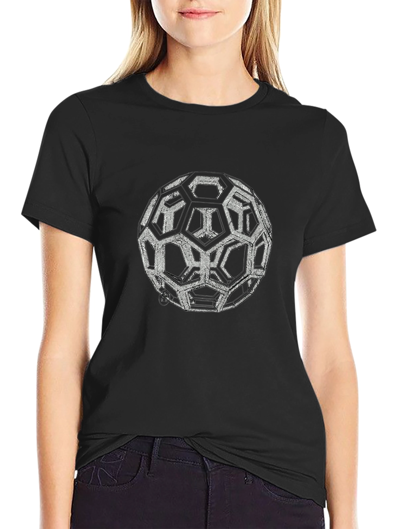Geometric Sphere Graphic T-Shirt - Modern Style