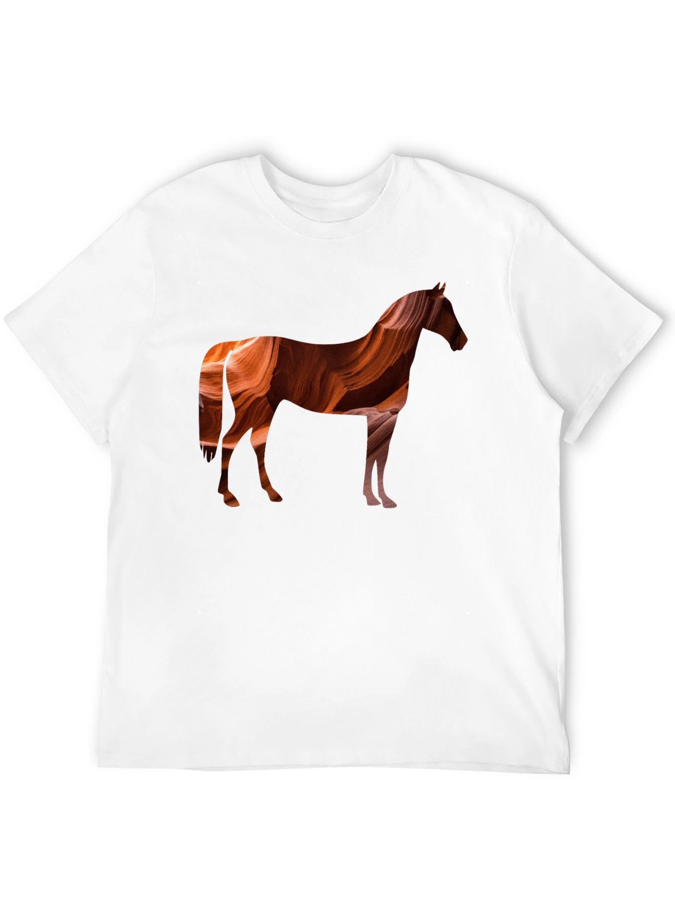 Abstract Canyon Horse Graphic Tee