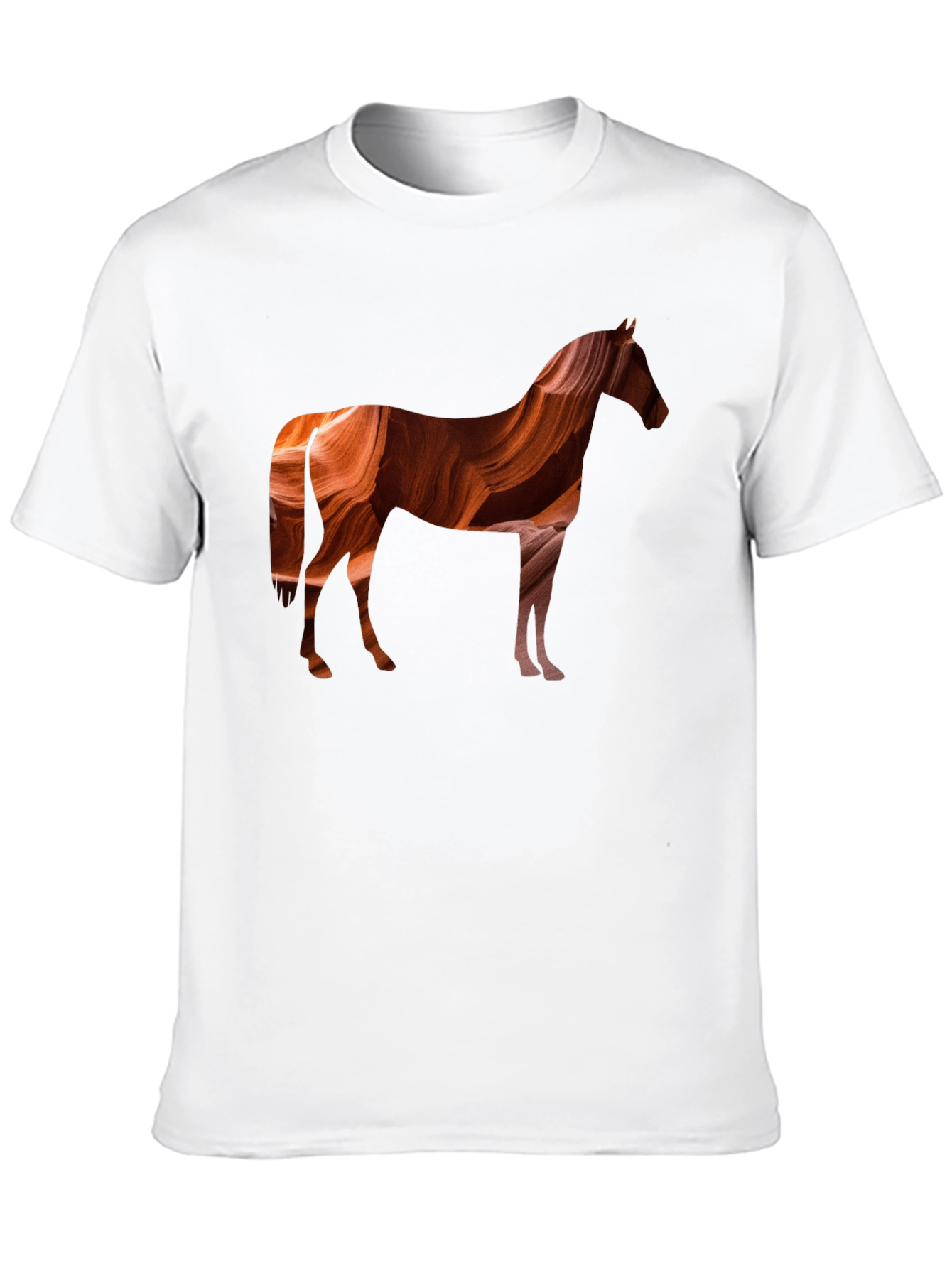 Abstract Canyon Horse Graphic Tee
