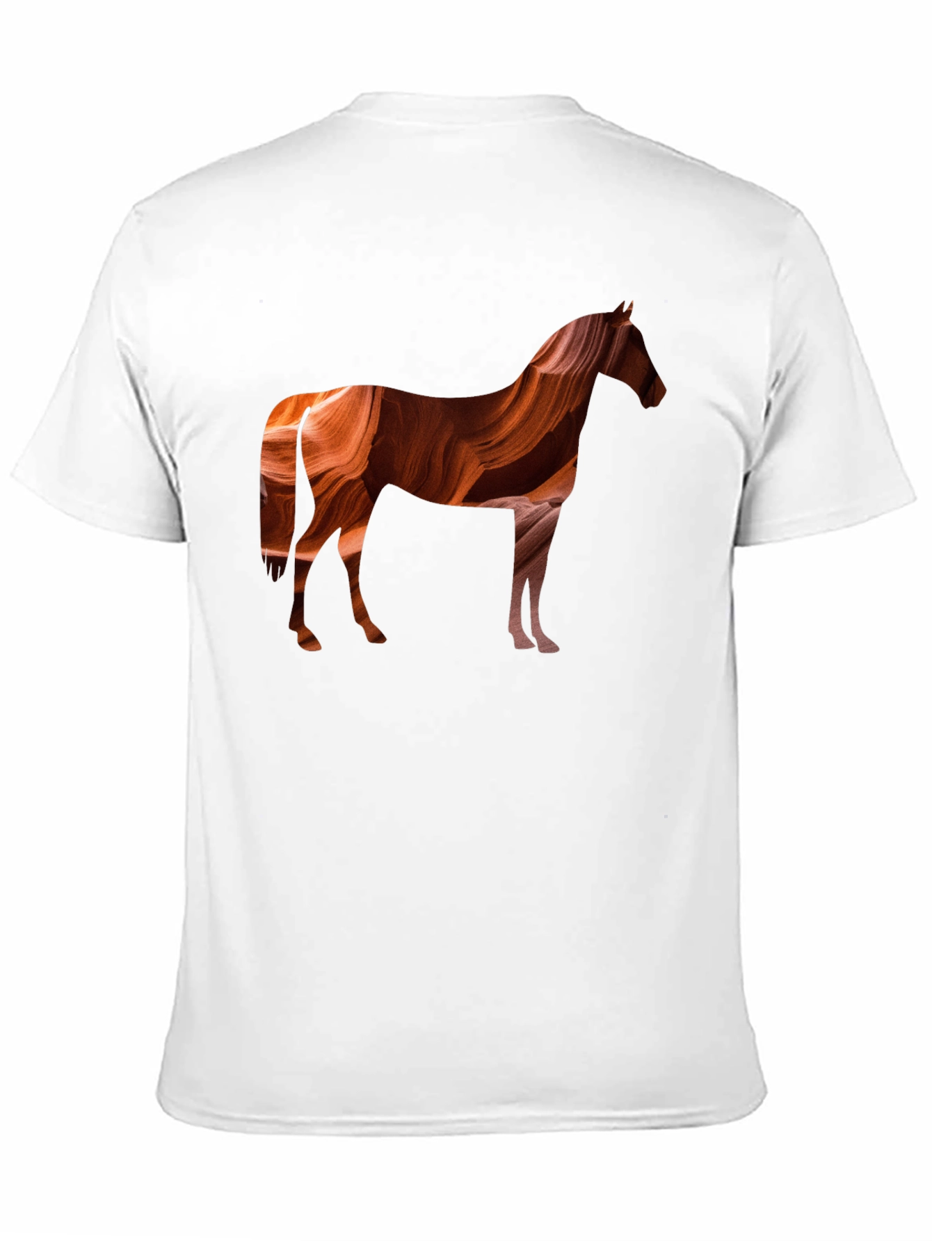 Abstract Canyon Horse Graphic Tee