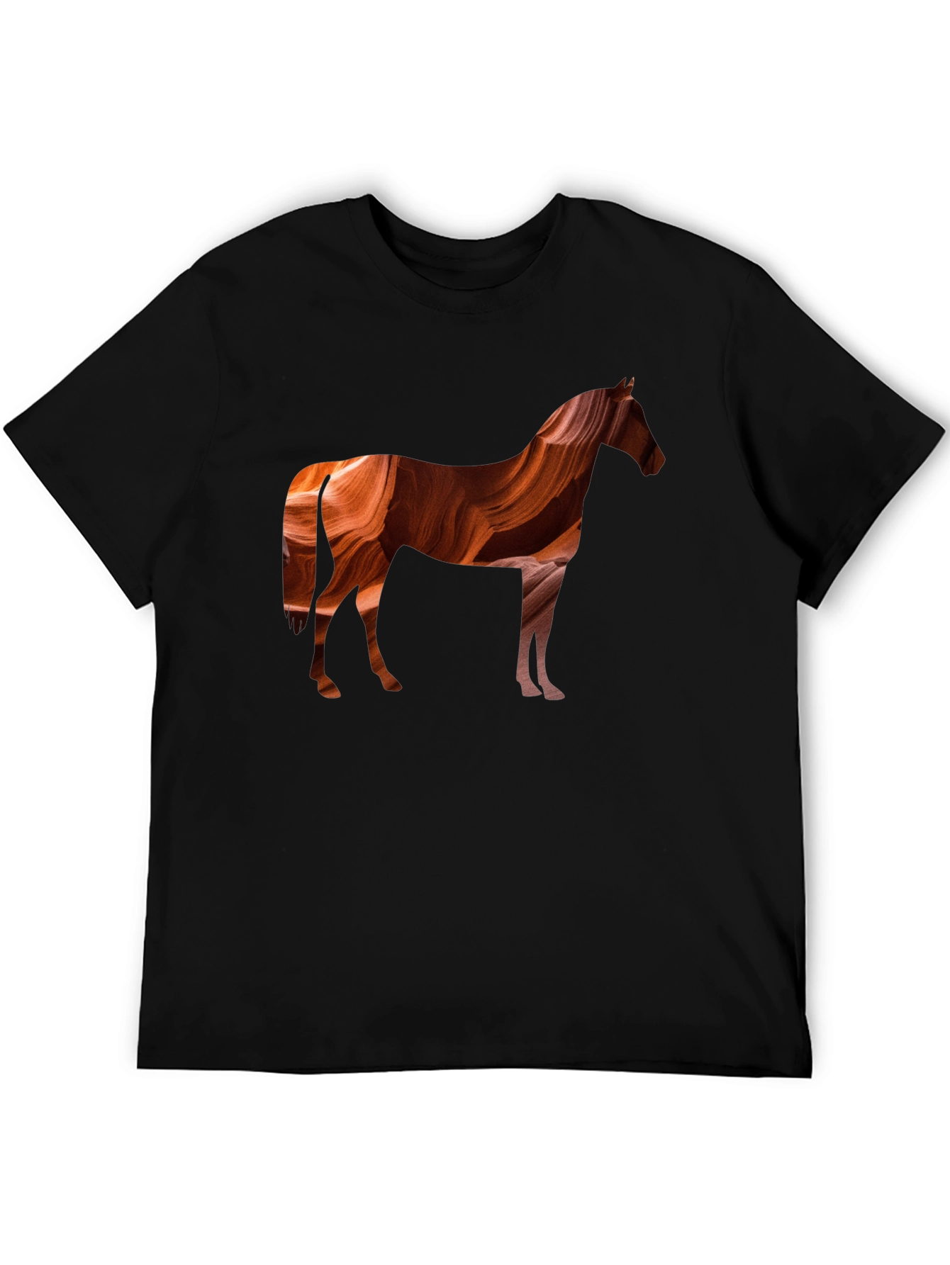 Abstract Canyon Horse Graphic Tee