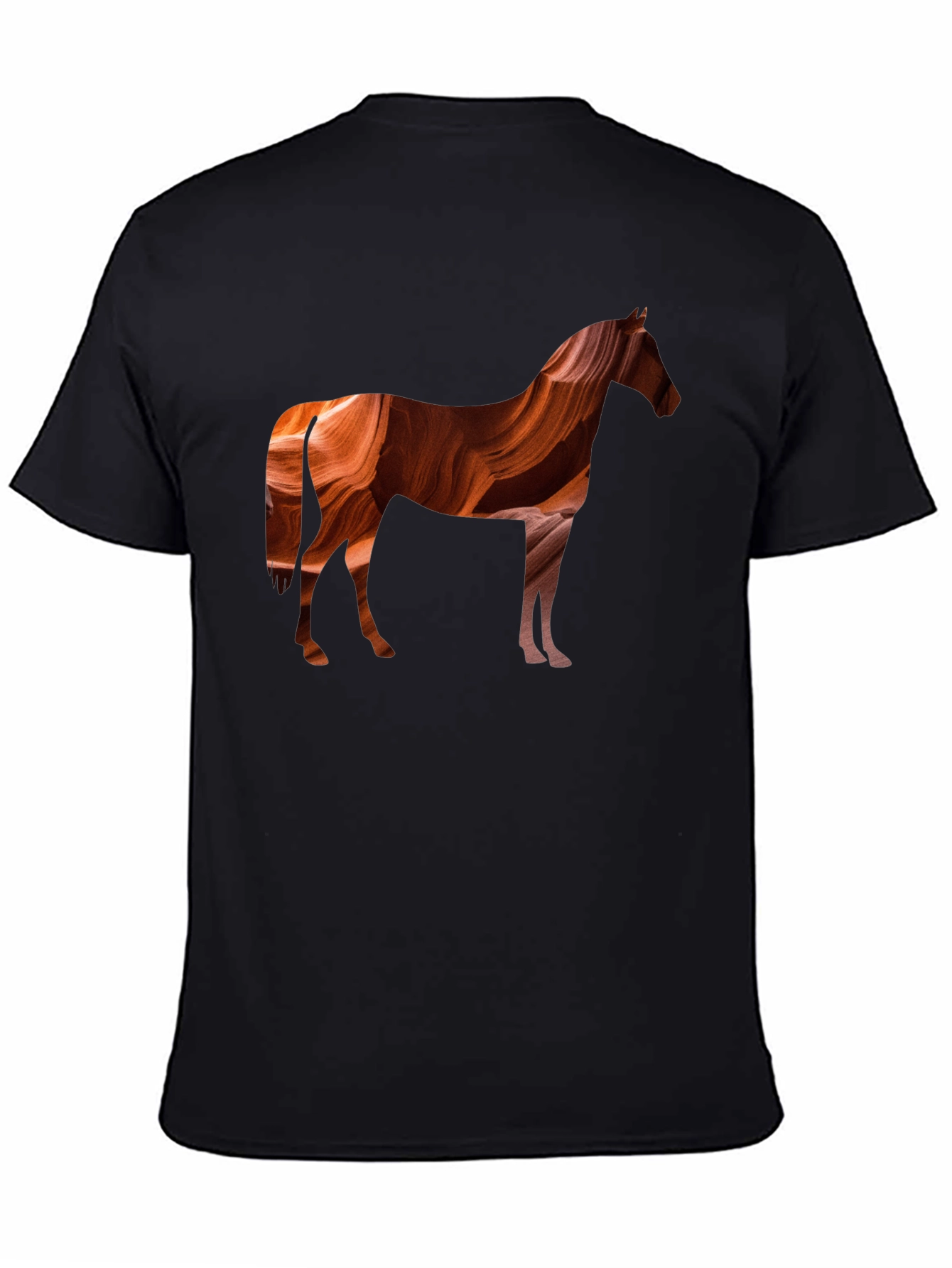 Abstract Canyon Horse Graphic Tee