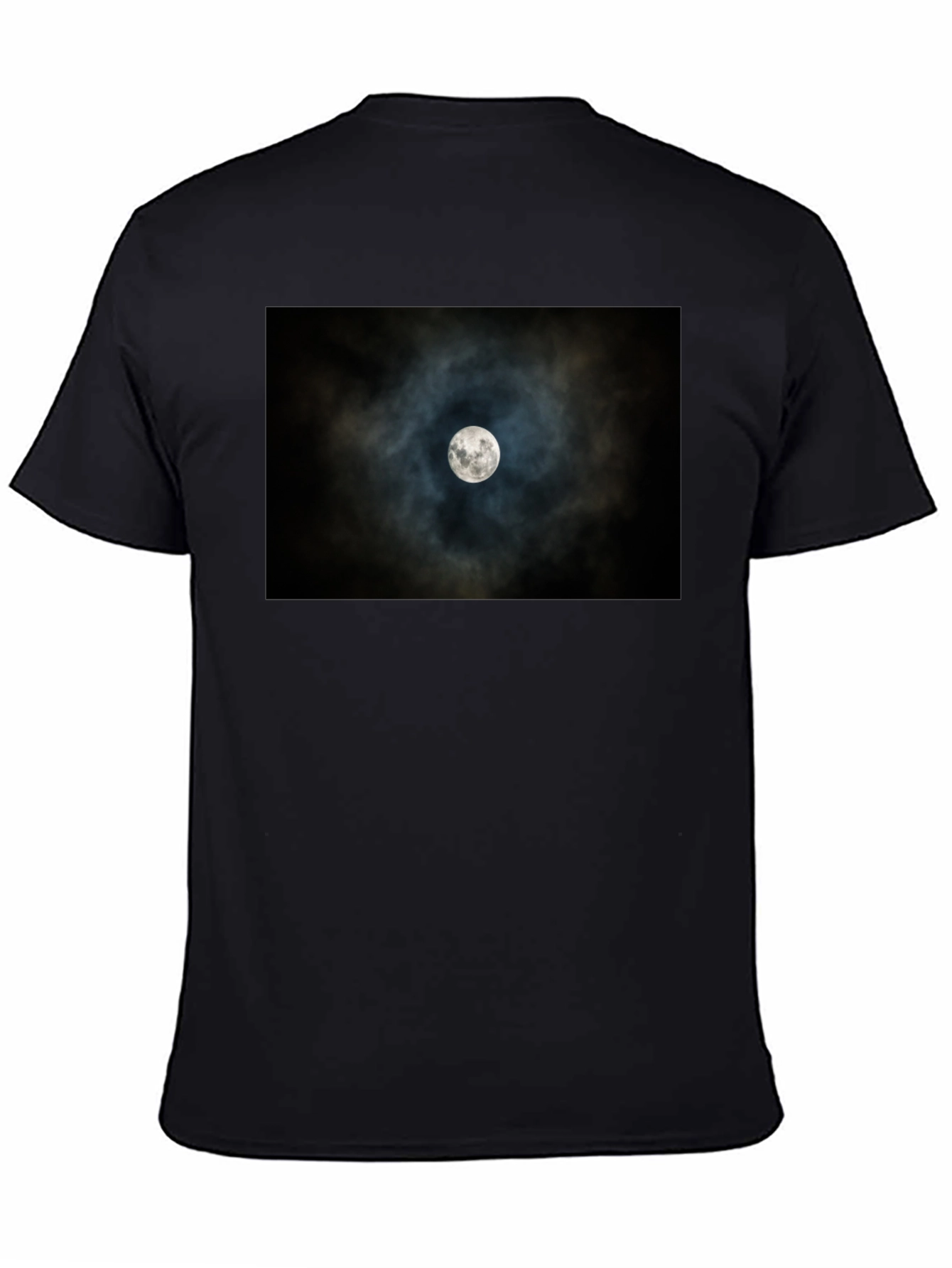 Lunar Eclipse Black Tee - Celestial Style