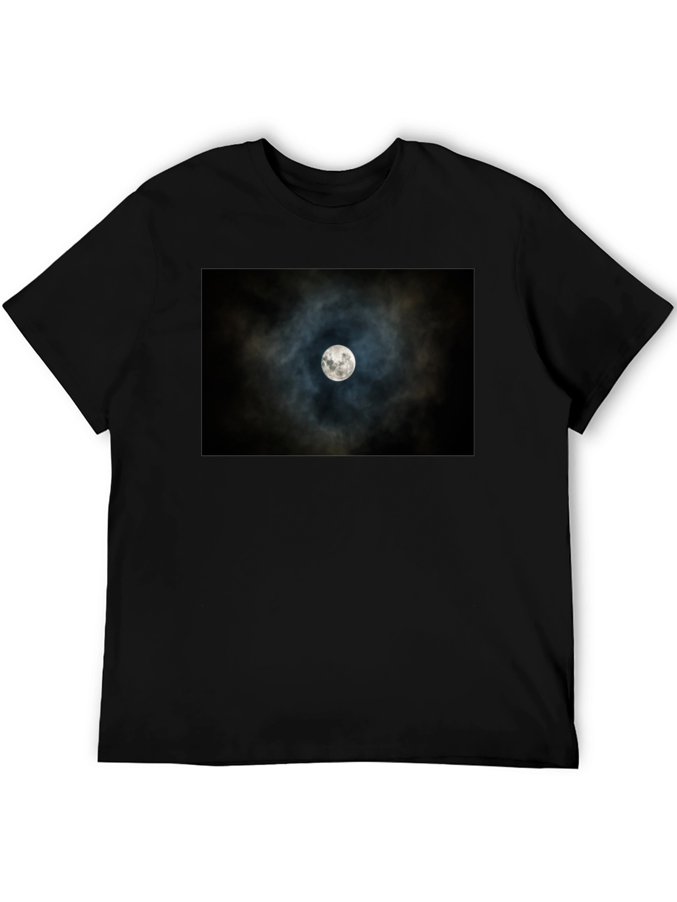 Lunar Eclipse Black Tee - Celestial Style