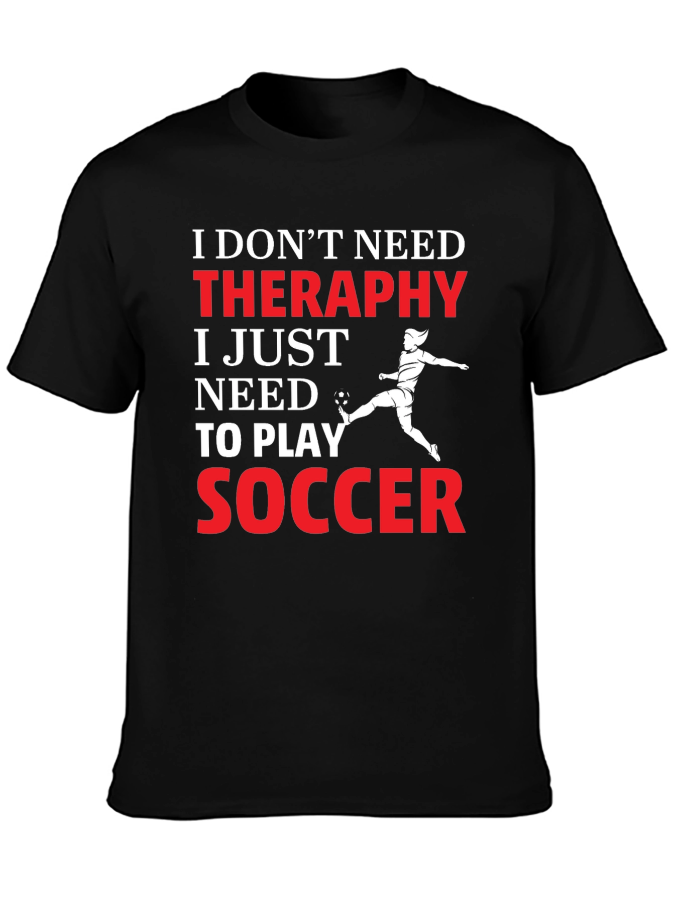 Soccer Therapy Graphic Tee