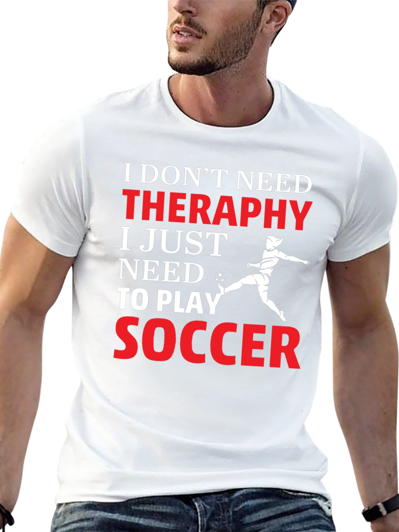 Soccer Therapy Graphic Tee