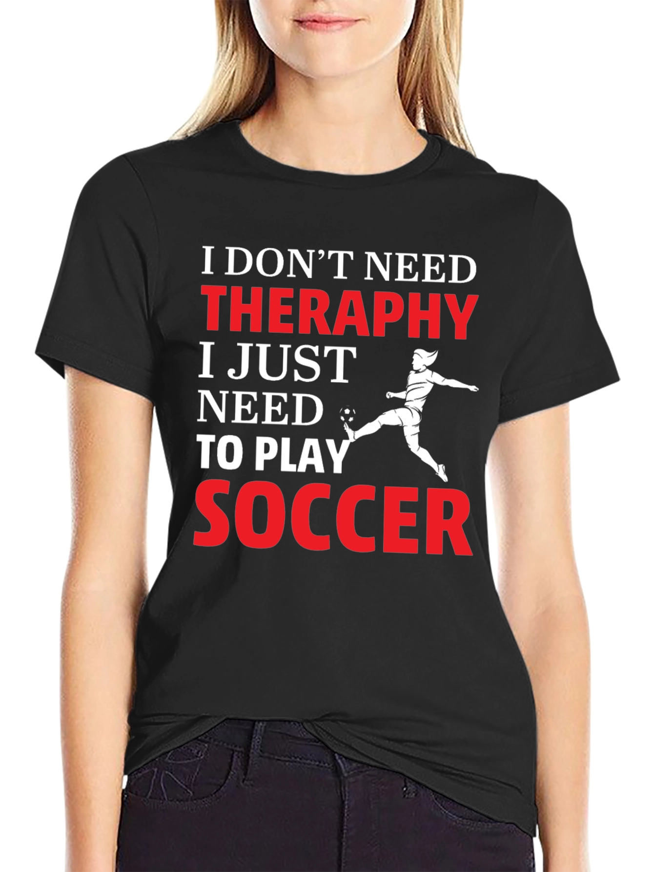 Soccer Therapy Graphic Tee