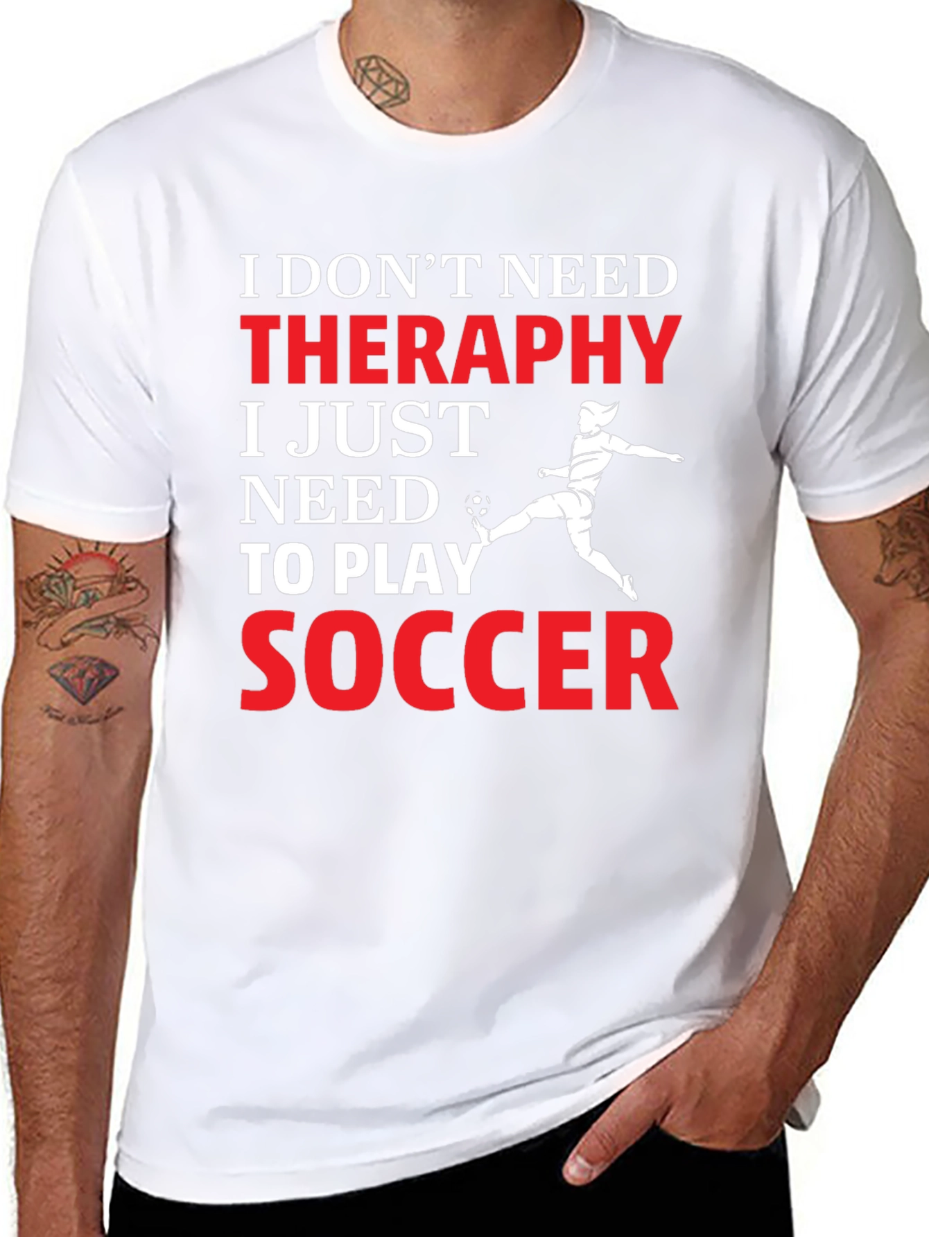 Soccer Therapy Graphic Tee