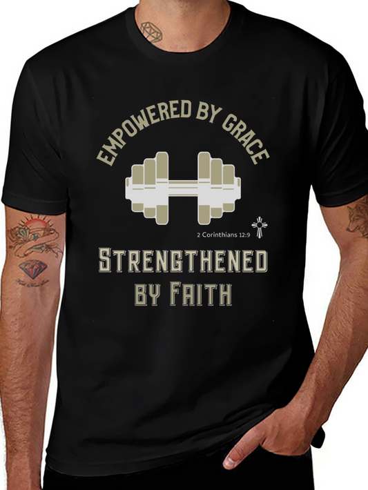 Empowered by Grace Christian Fitness T-Shirt