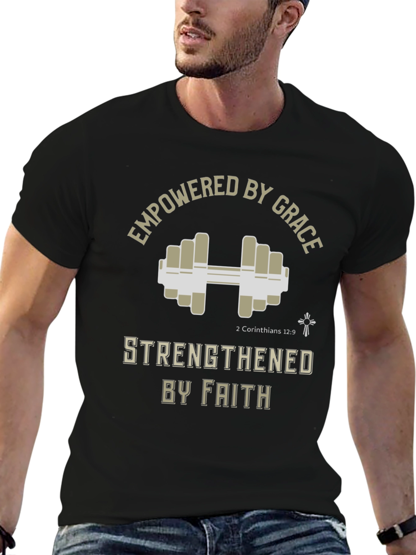 Empowered by Grace Christian Fitness T-Shirt