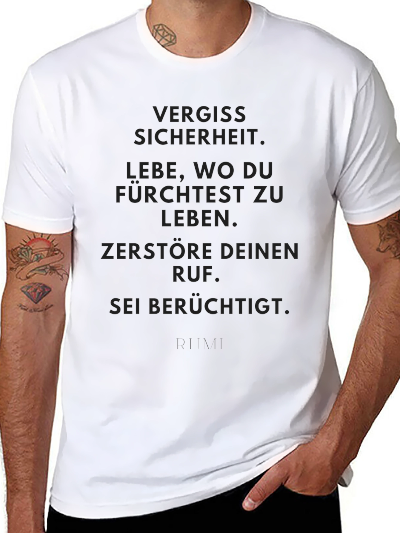 Forget Safety Black T-Shirt - Live Dangerously Motto