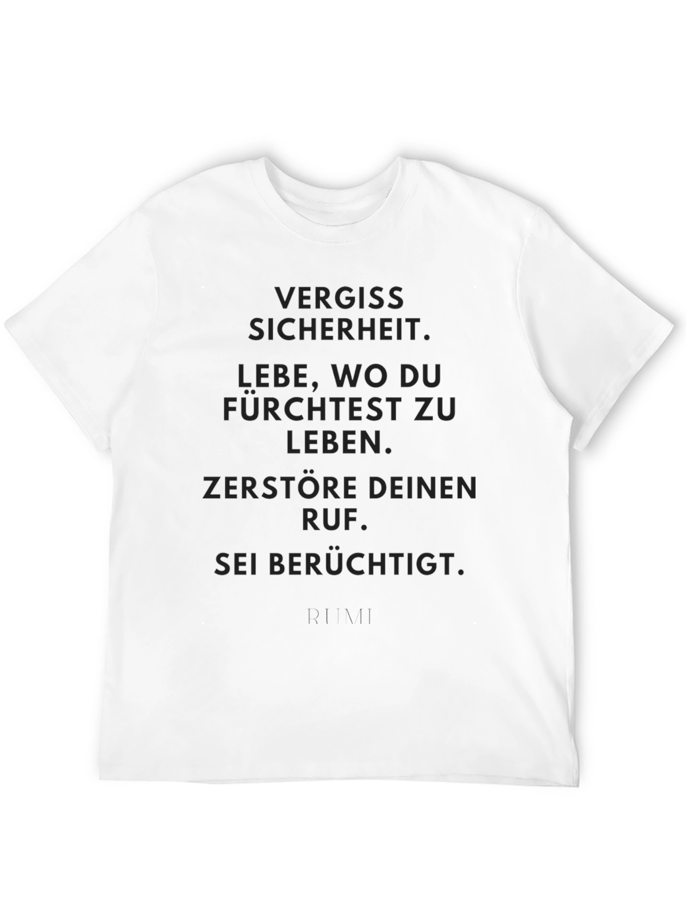 Forget Safety Black T-Shirt - Live Dangerously Motto