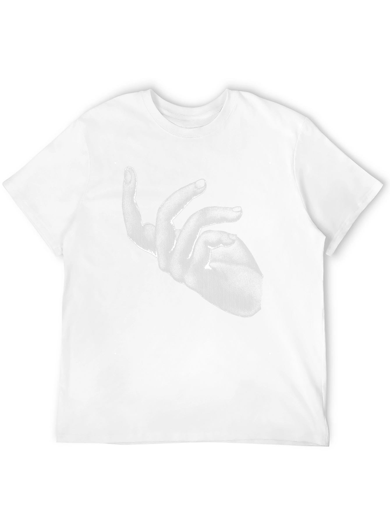 Abstract Hand Graphic Black T-Shirt