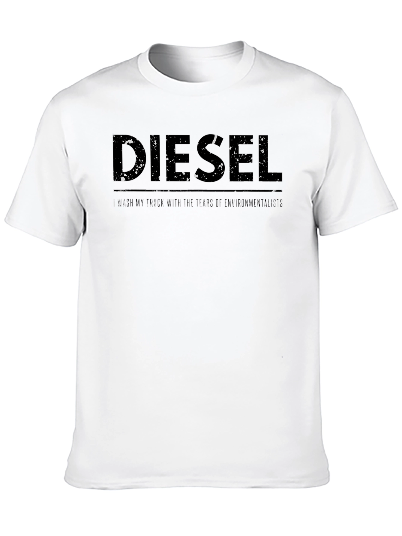 Diesel Graphic Print Mens Black T-Shirt