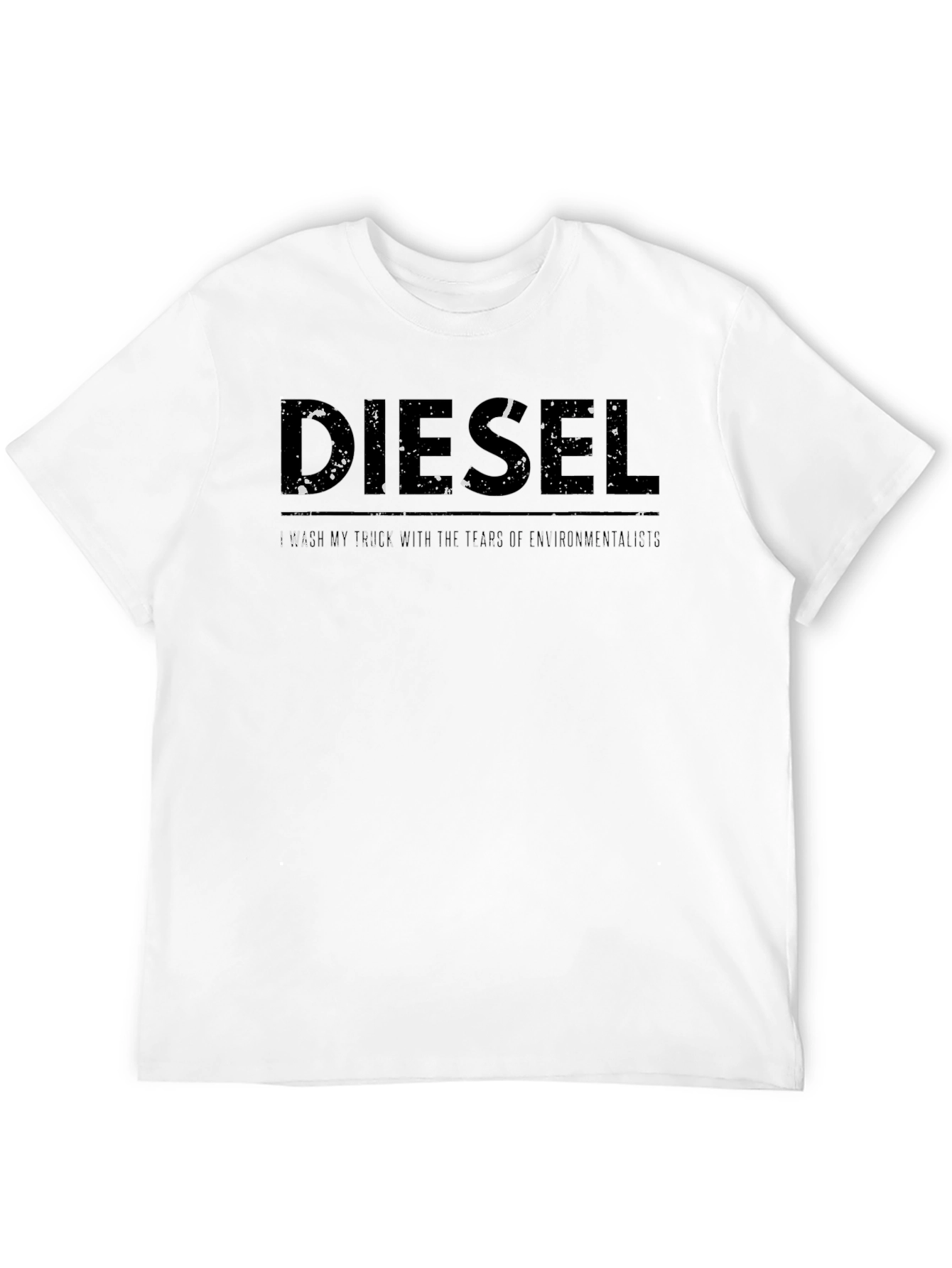 Diesel Graphic Print Mens Black T-Shirt