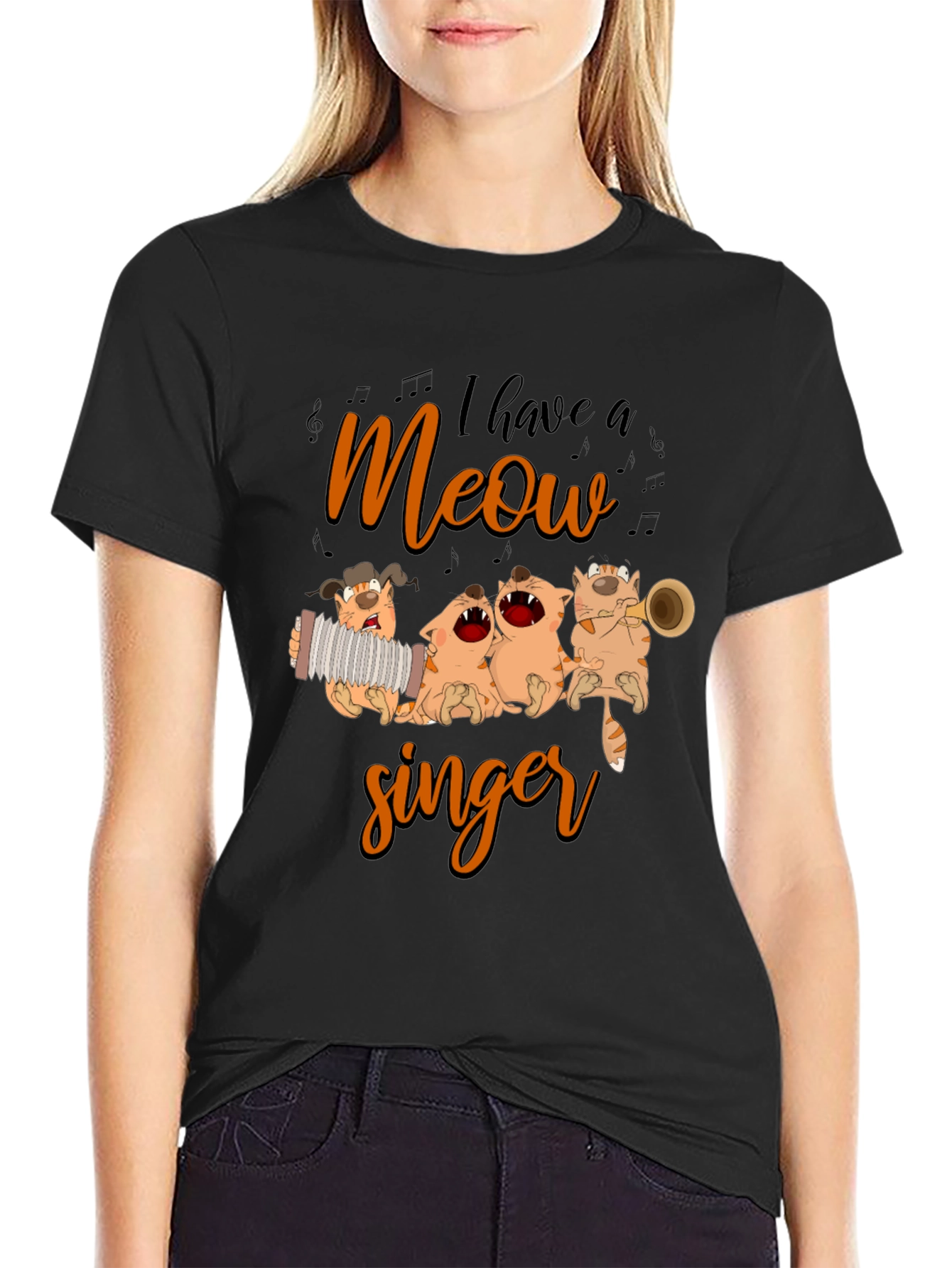 I Have a Meow Singer Graphic T-Shirt