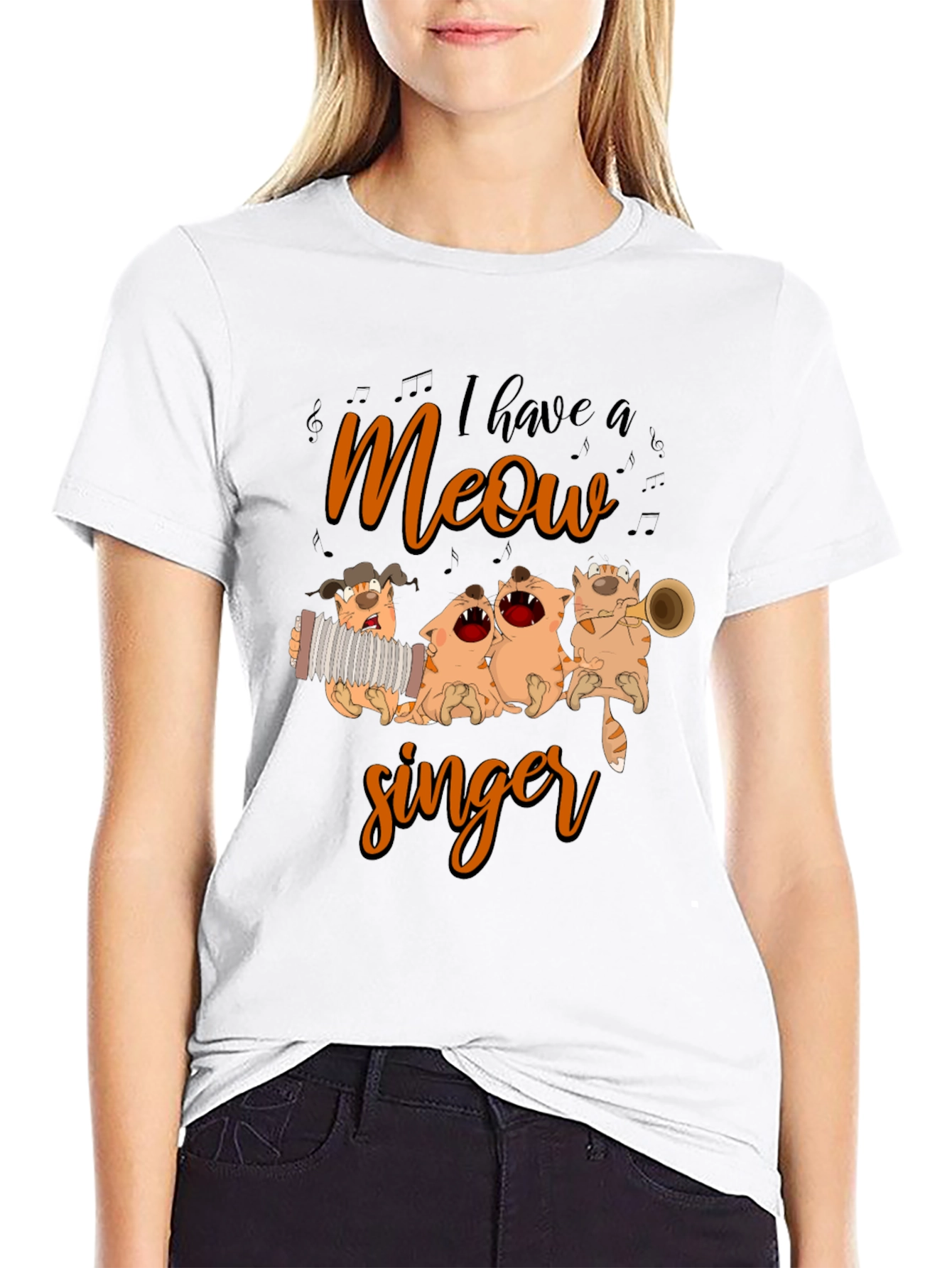 I Have a Meow Singer Graphic T-Shirt
