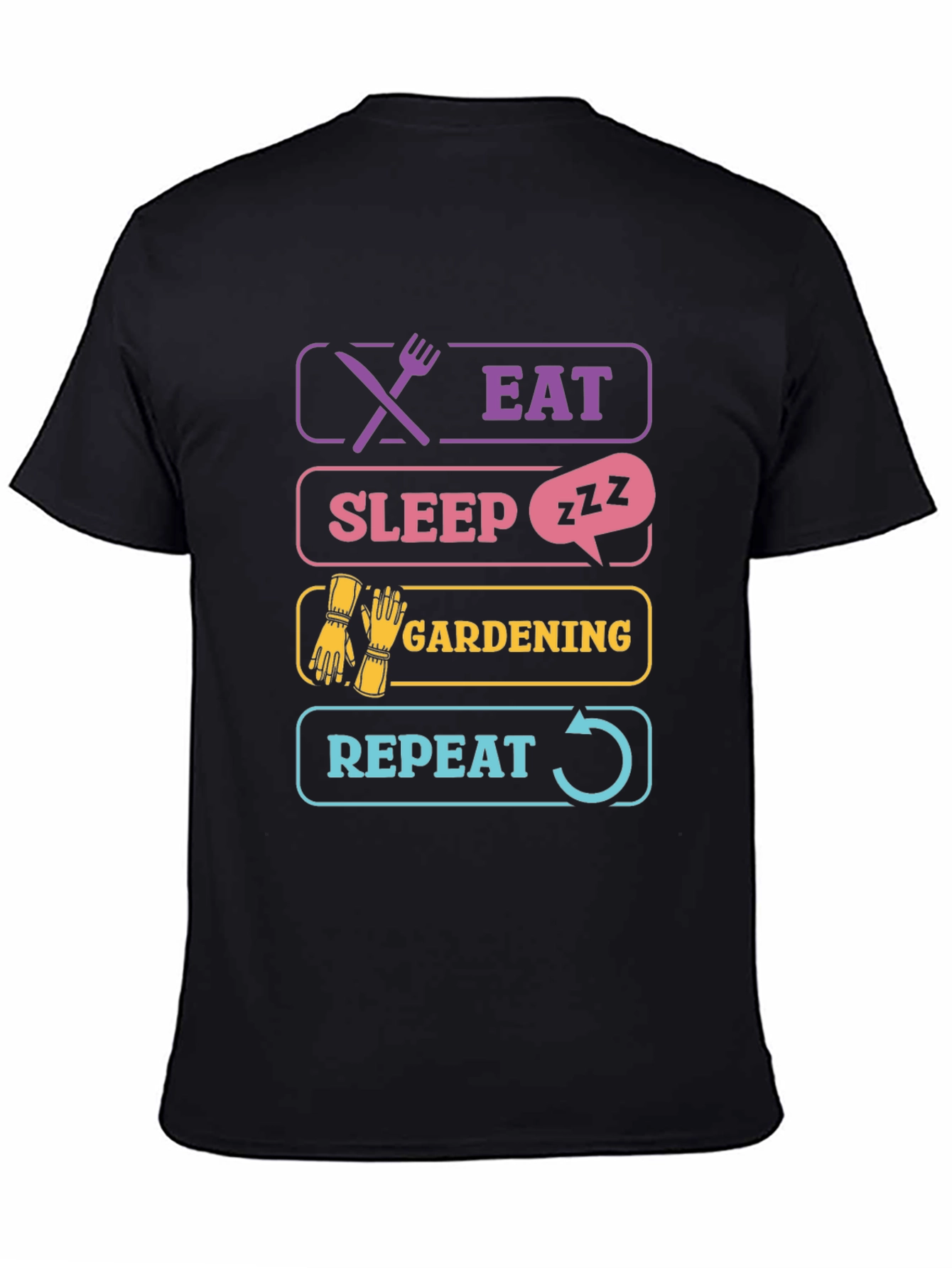 Eat Sleep Gardening Repeat T-Shirt