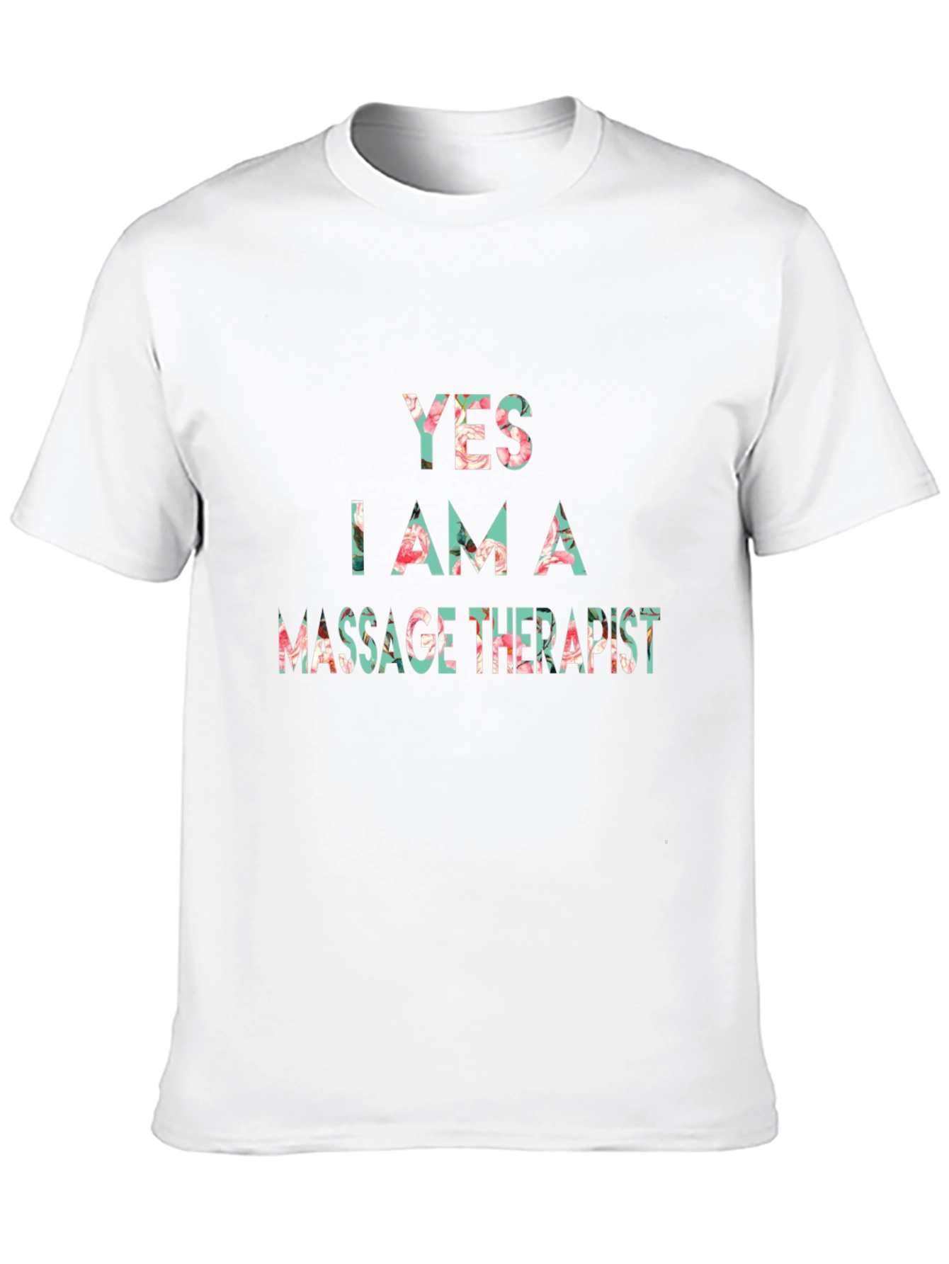 Floral Massage Therapist T-Shirt