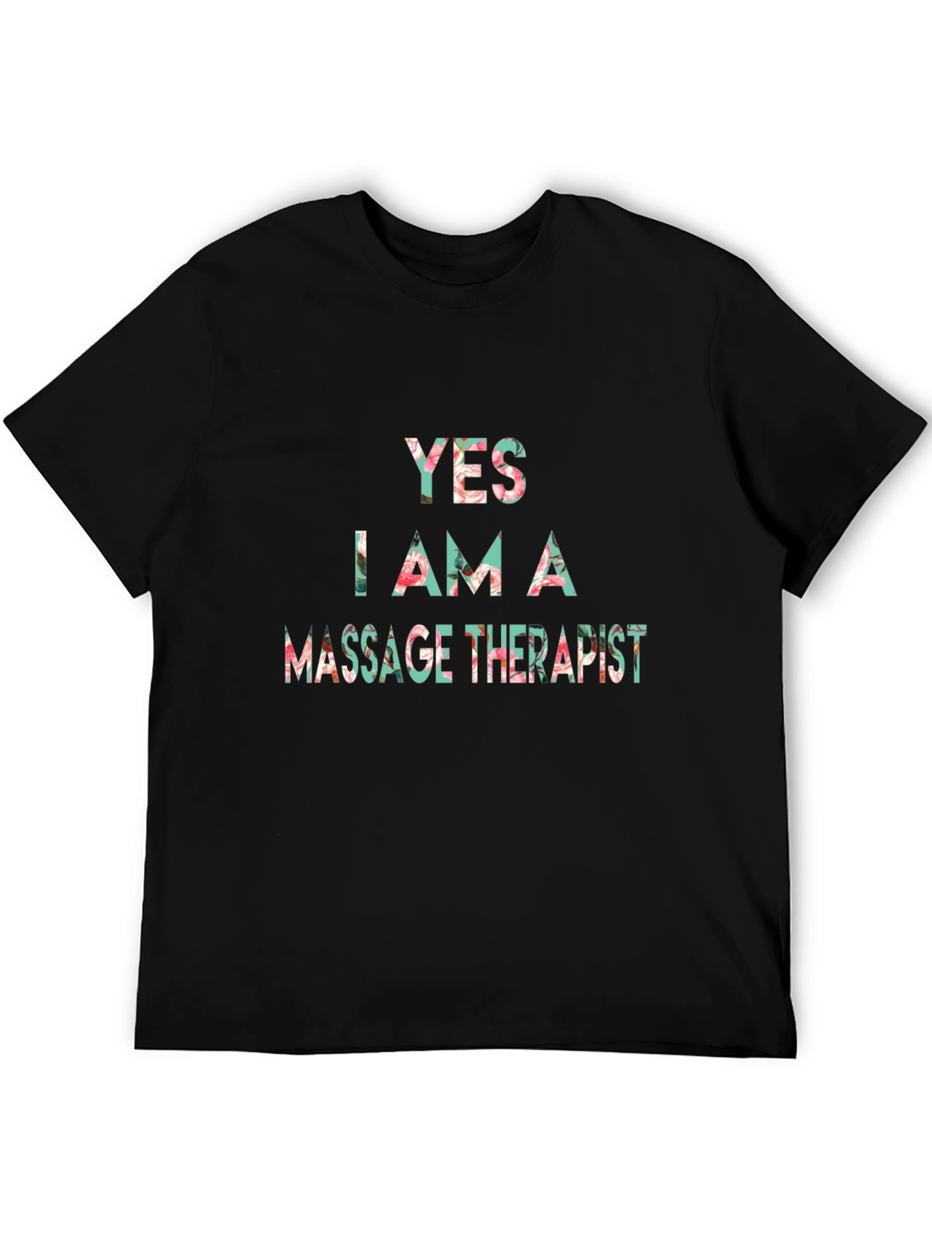 Floral Massage Therapist T-Shirt