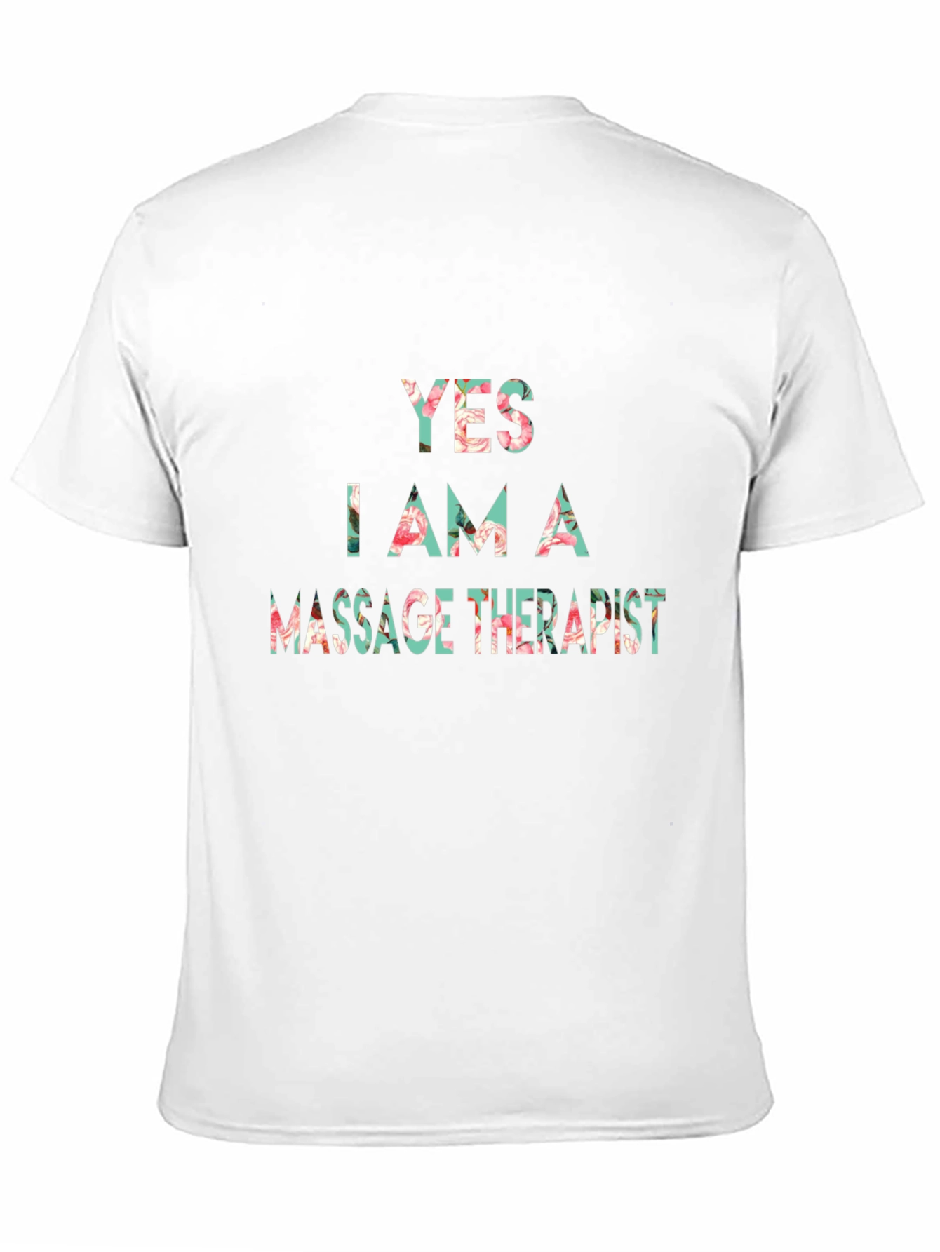 Floral Massage Therapist T-Shirt