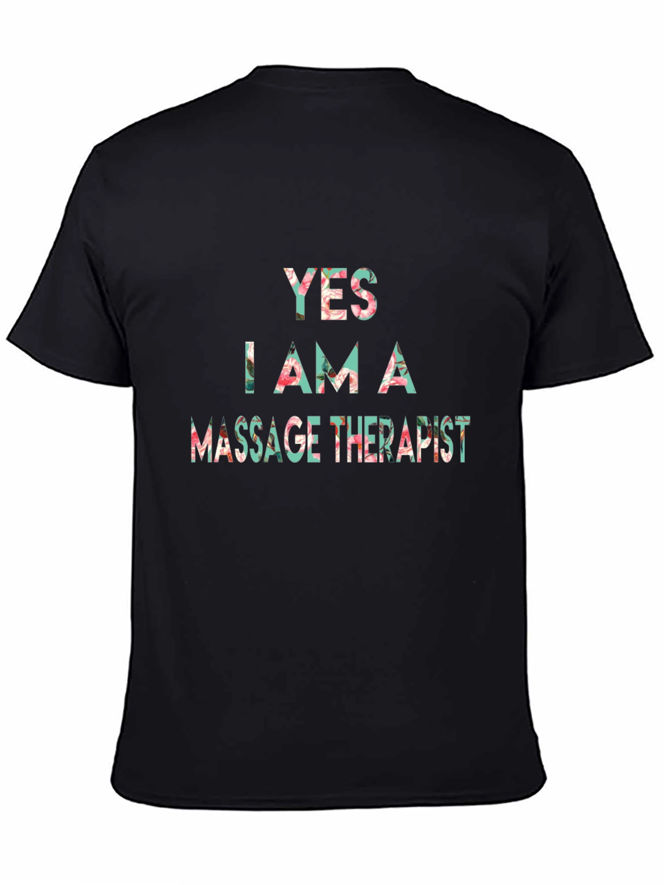 Floral Massage Therapist T-Shirt