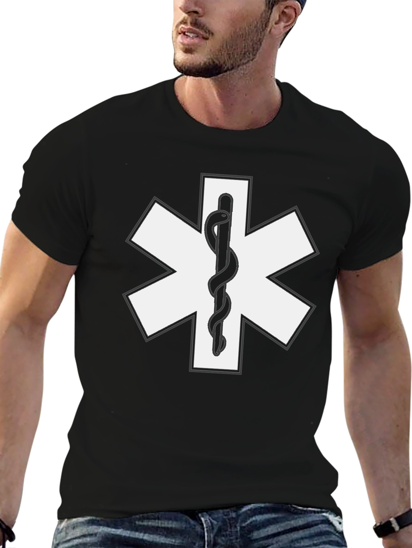 Star of Life EMT T-Shirt - Black