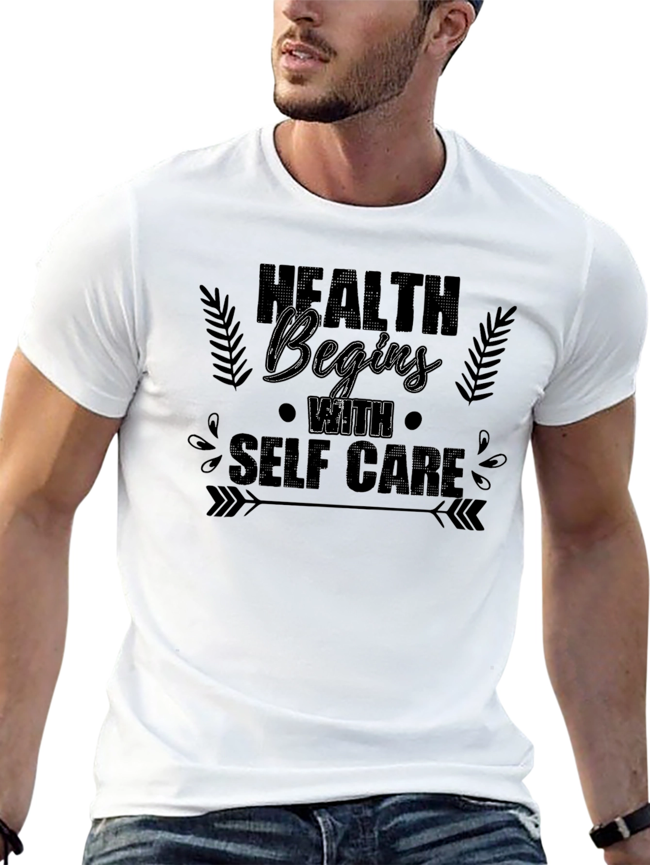 Health Begins With Self Care T-Shirt