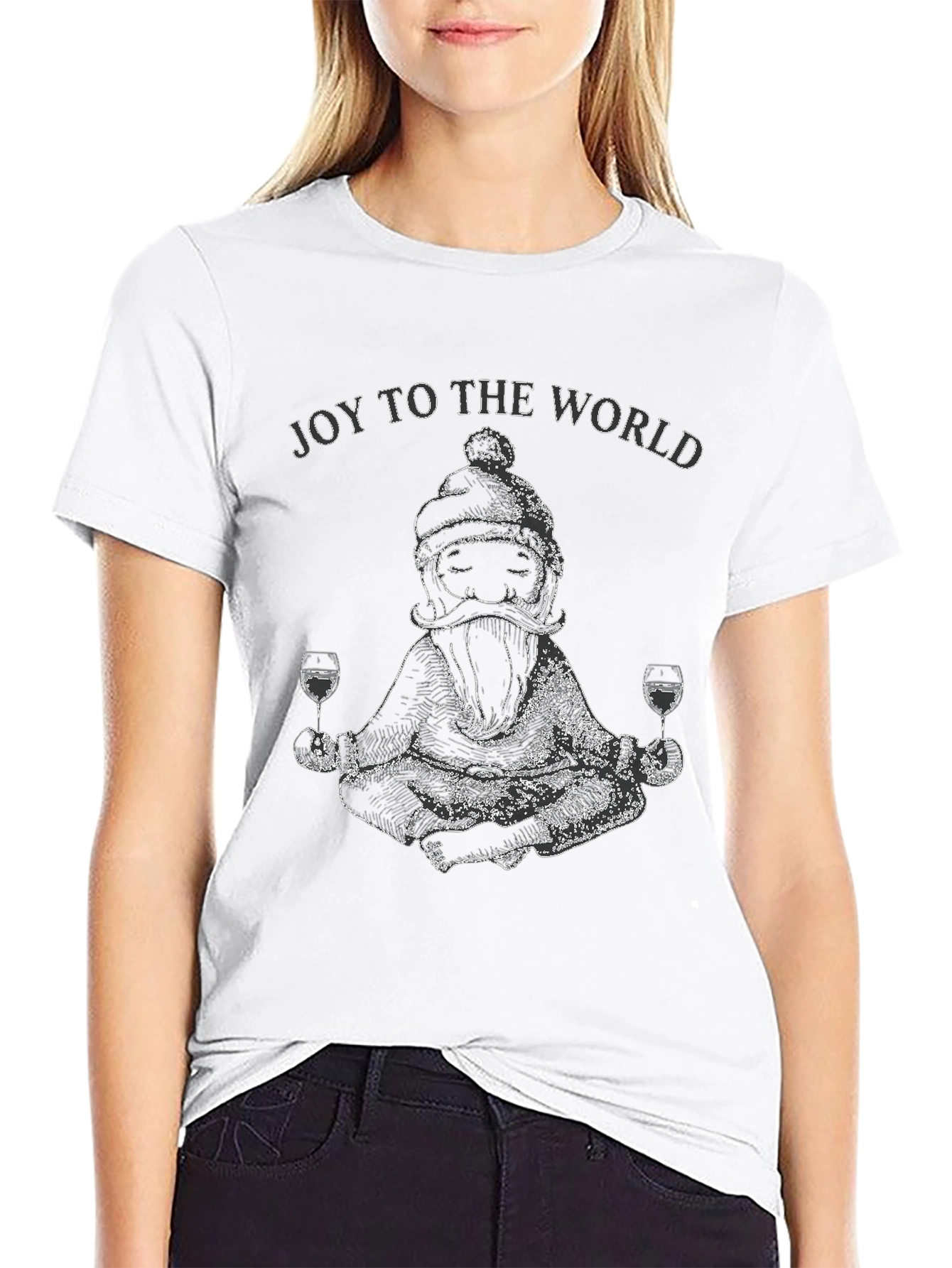 Joy To The World Santa T-Shirt