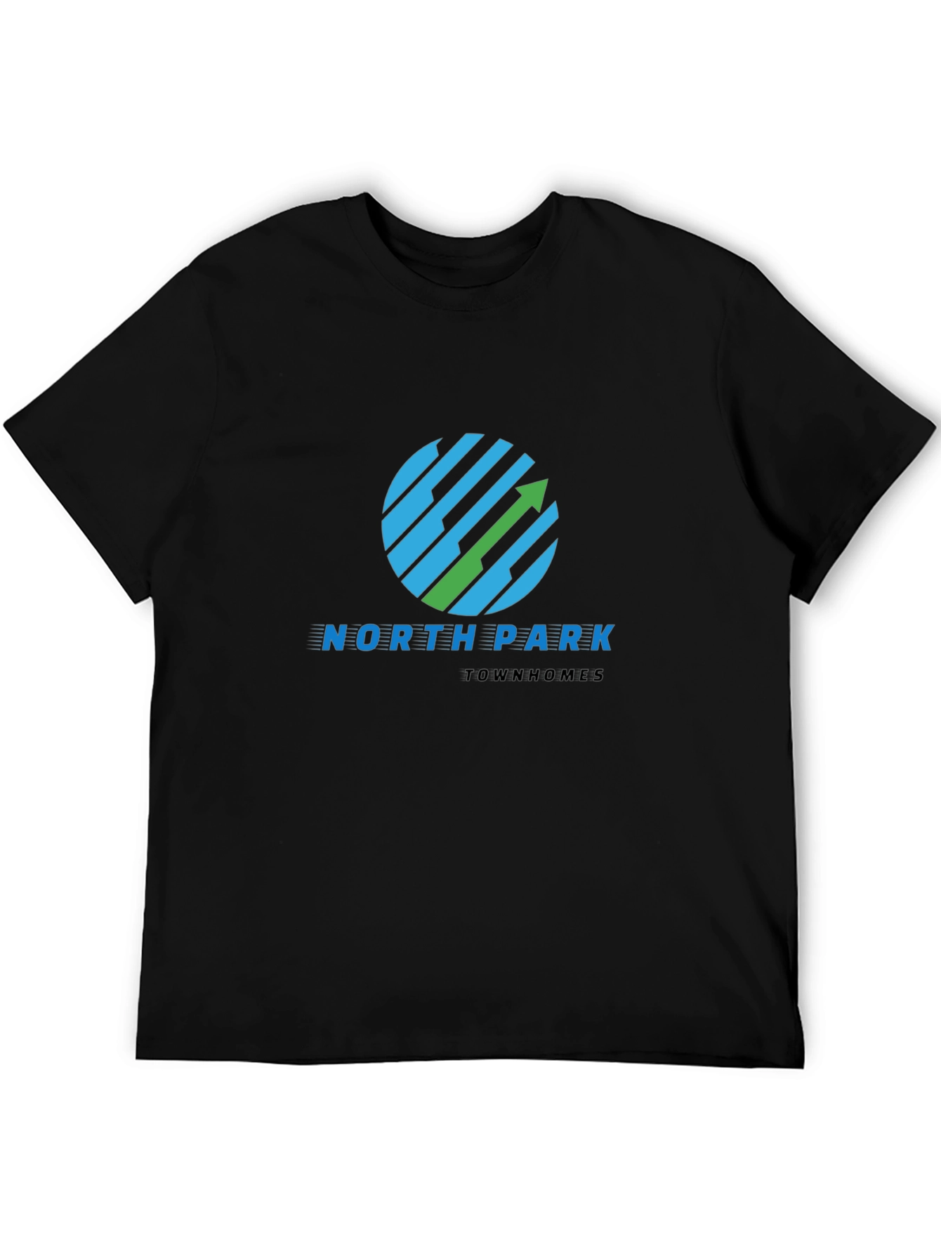 North Park Townhomes Black T-Shirt