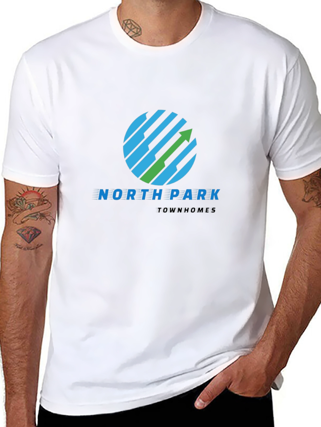 North Park Townhomes Black T-Shirt