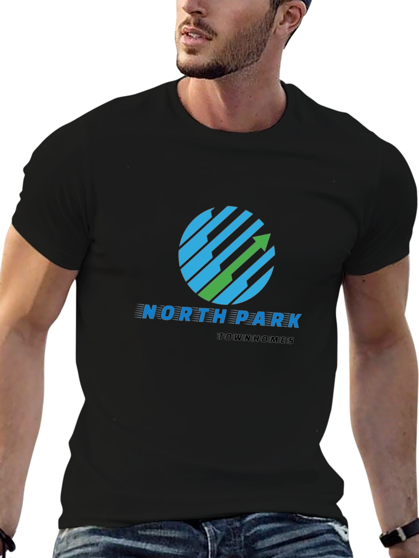 North Park Townhomes Black T-Shirt
