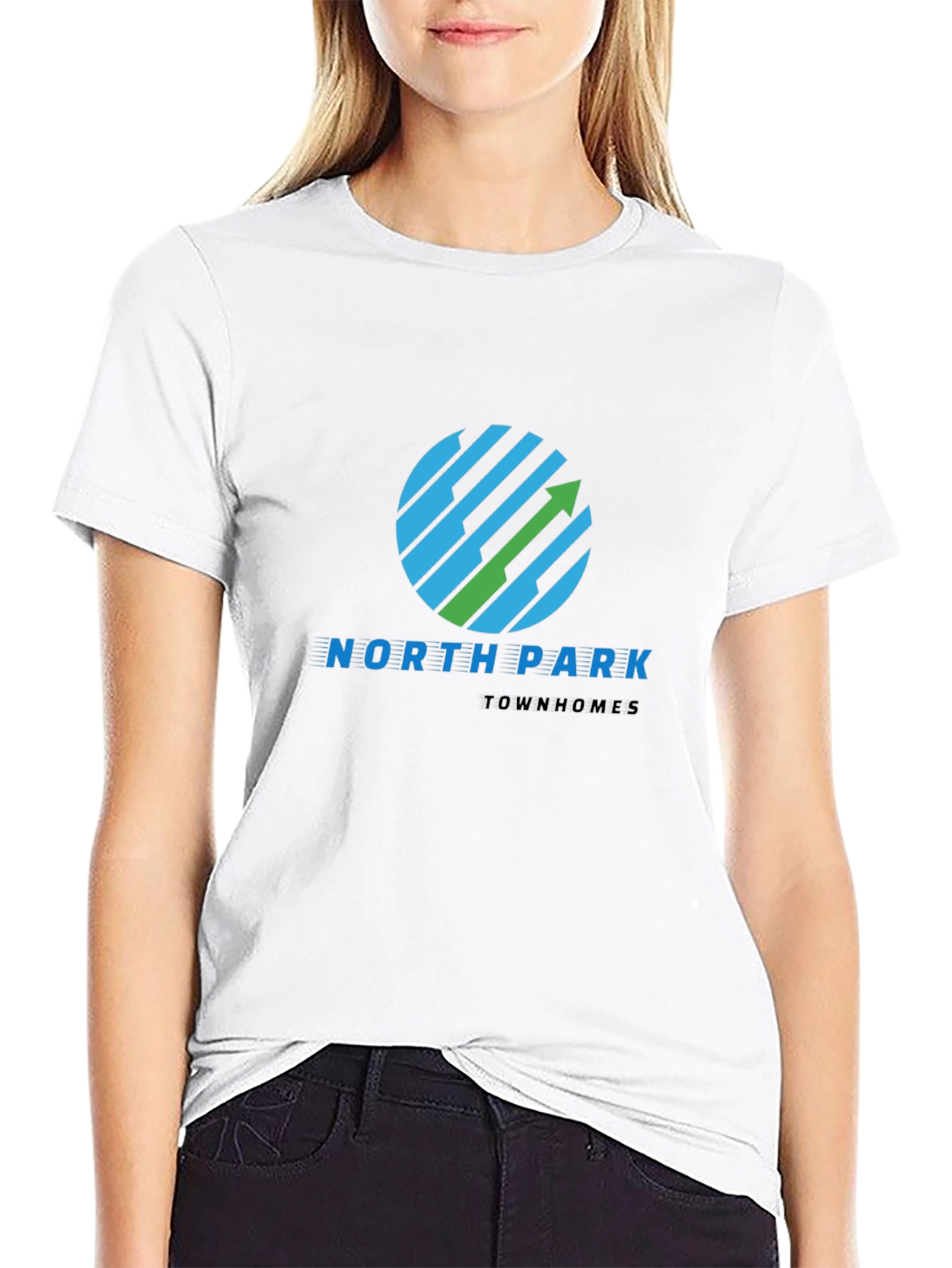 North Park Townhomes Black T-Shirt