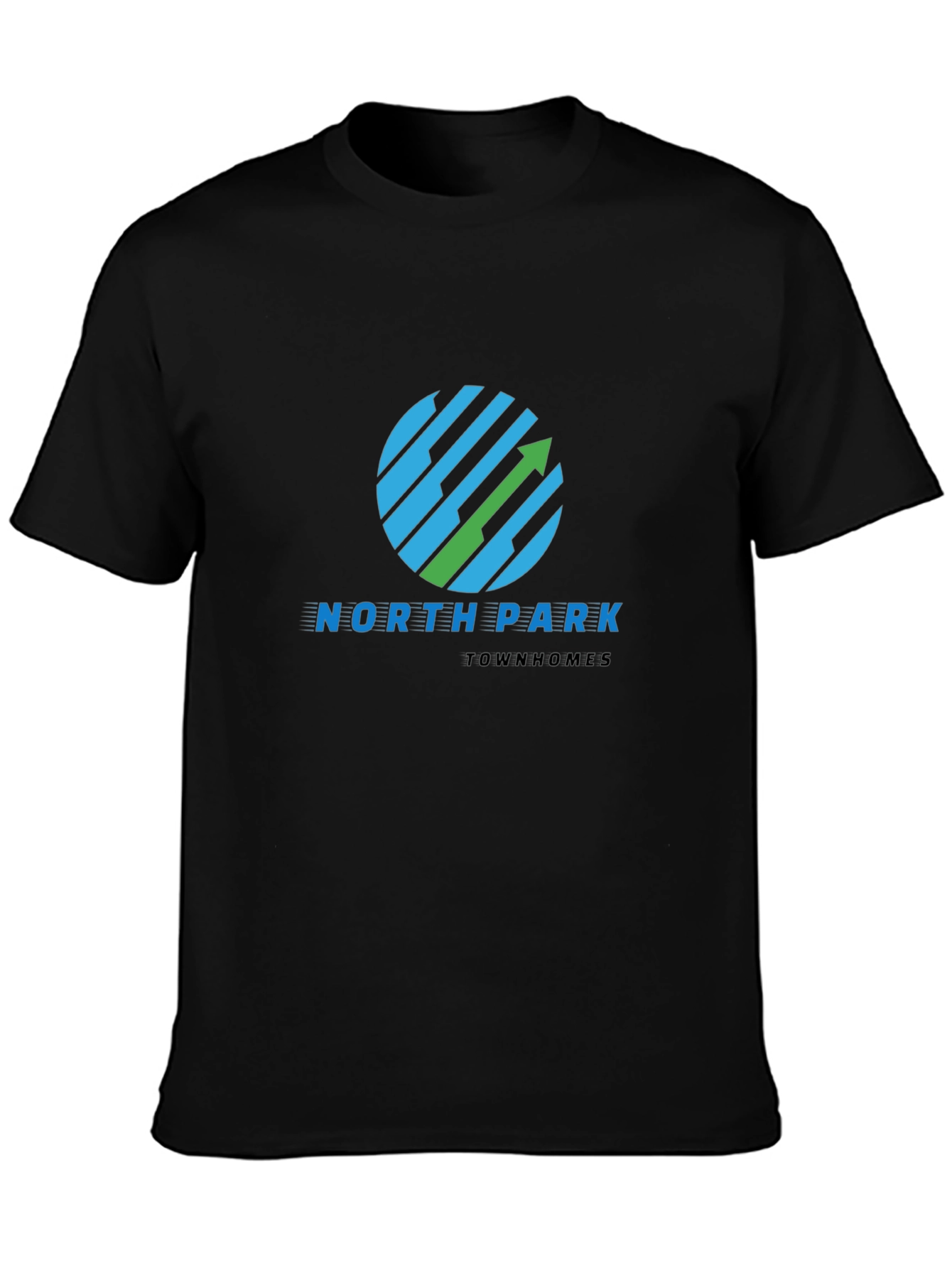 North Park Townhomes Black T-Shirt