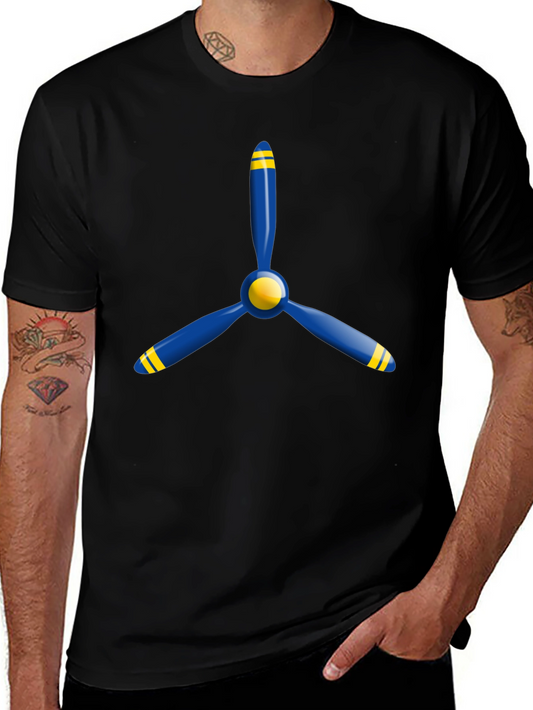 Airplane Propeller Graphic Tee
