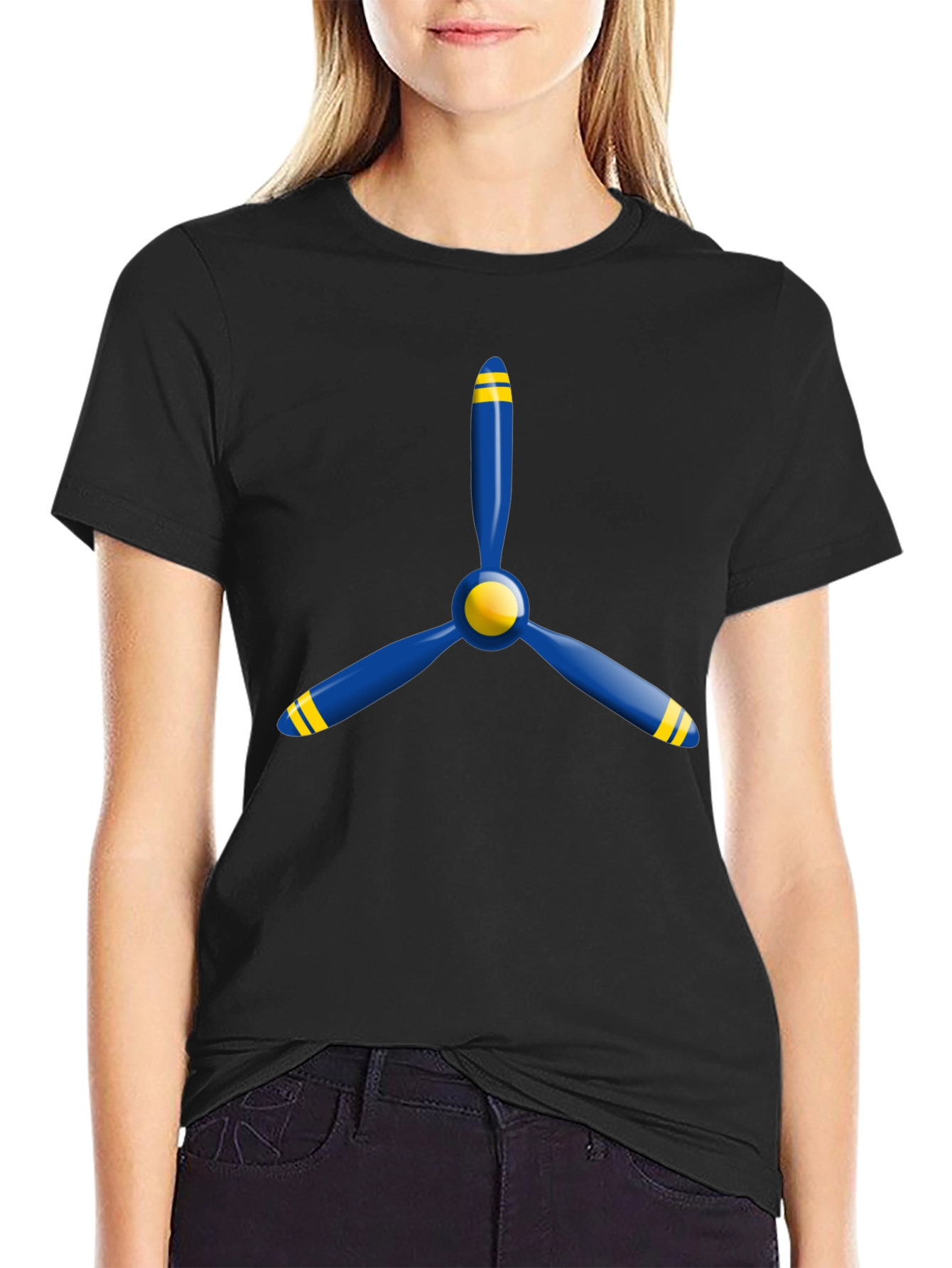 Airplane Propeller Graphic Tee