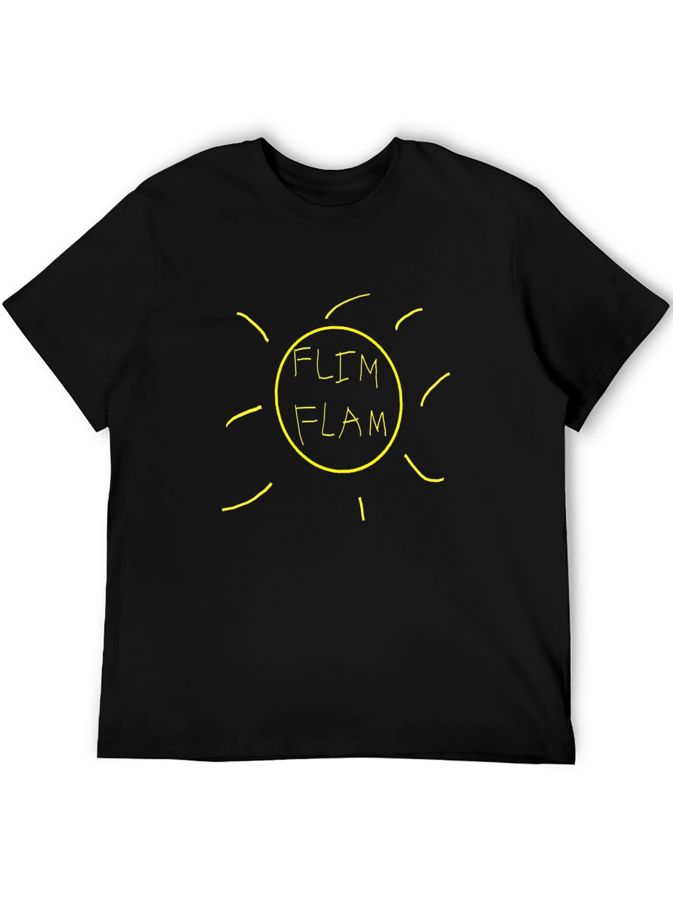 Flim Flam Black Graphic T-Shirt