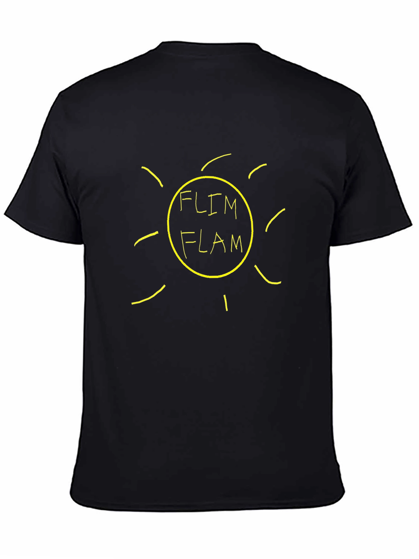 Flim Flam Black Graphic T-Shirt