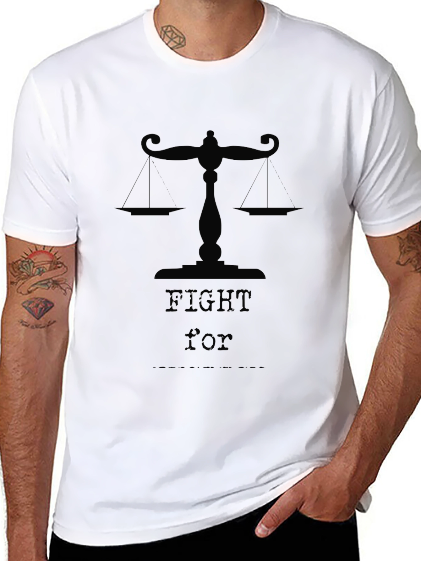 Scales of Justice Fight For T-Shirt