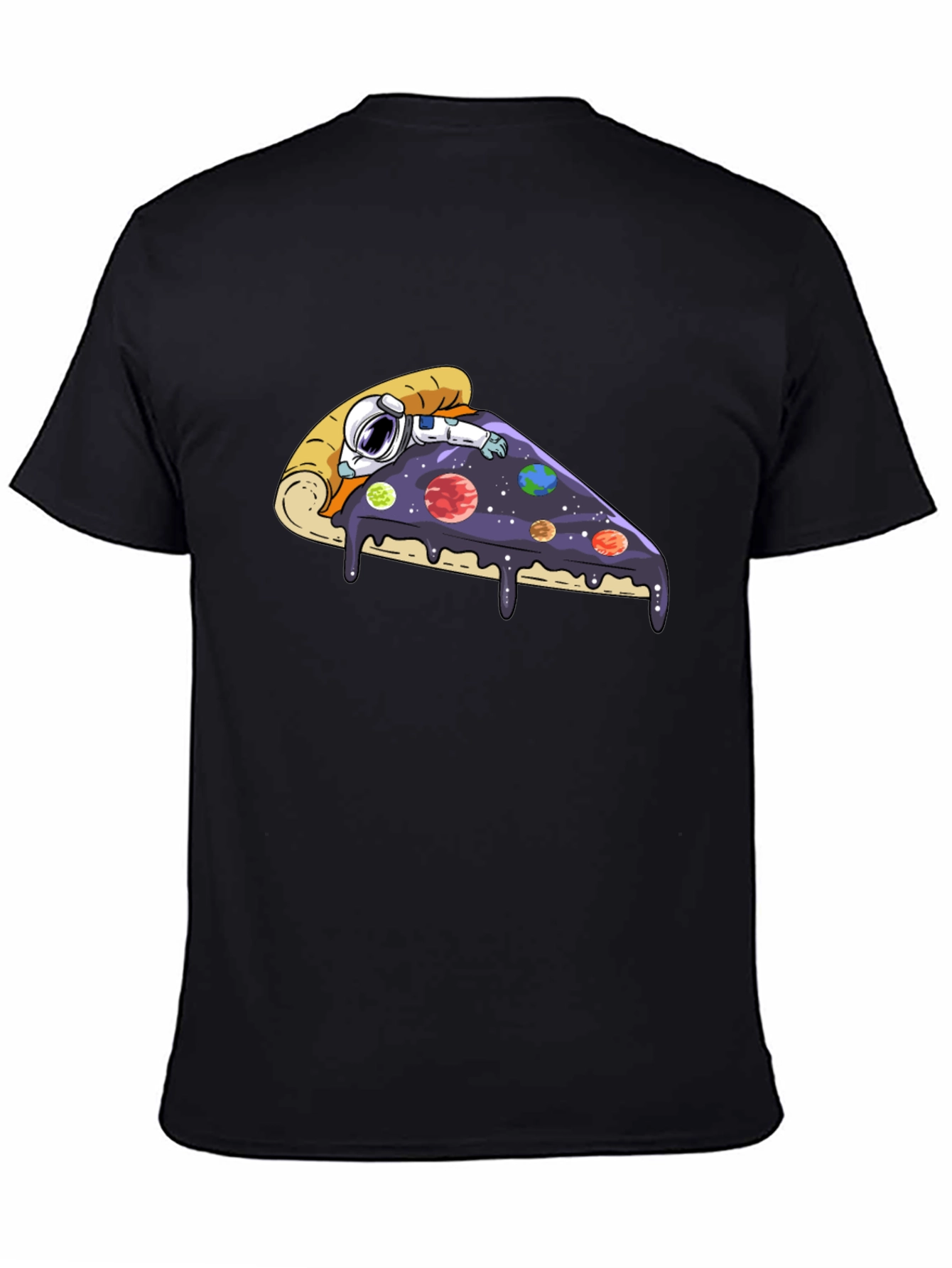 Astronaut Pizza Slice Graphic Tee