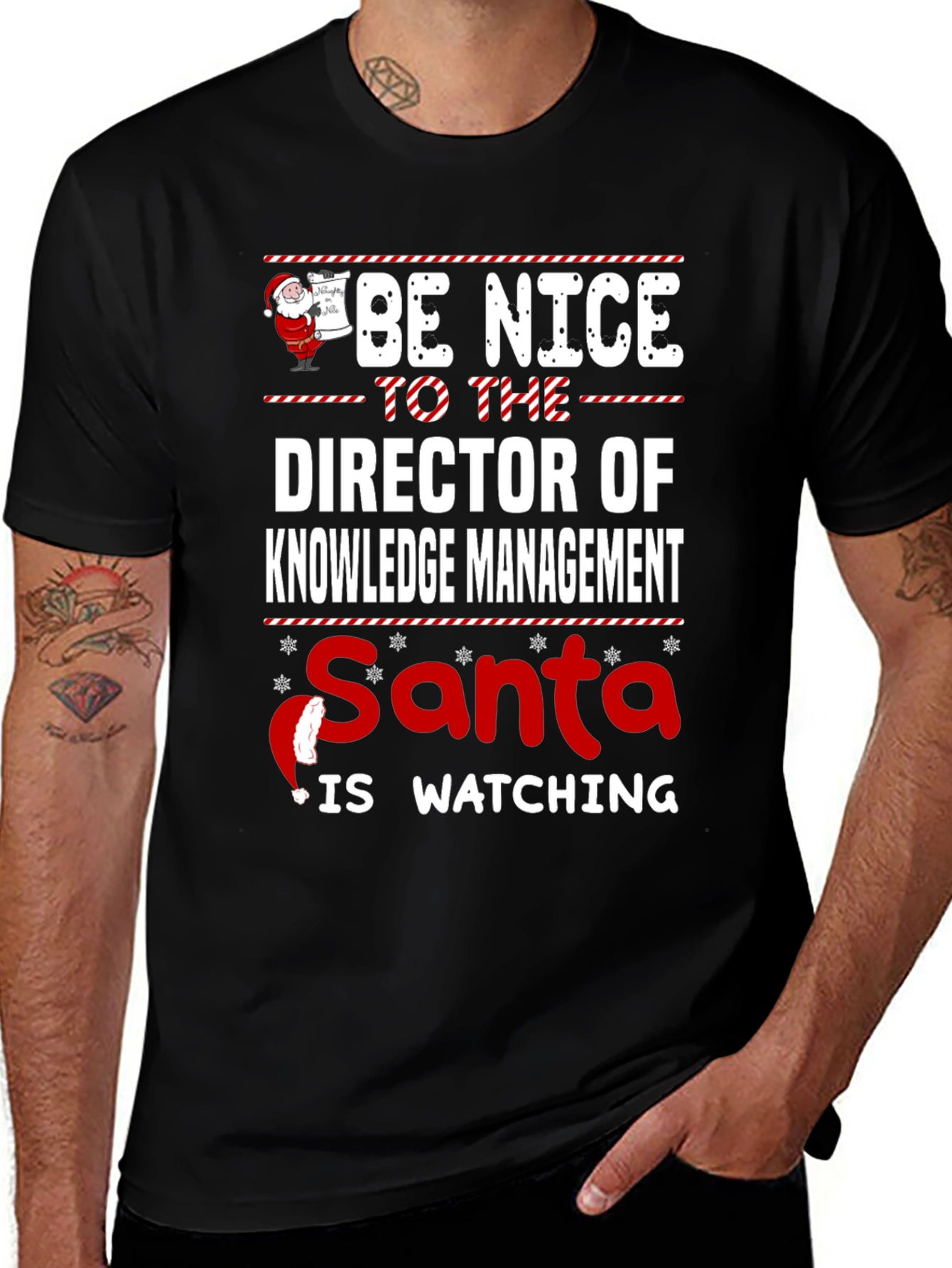 Director of Knowledge Management Santa T-Shirt
