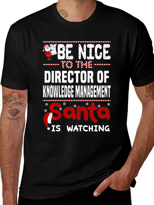 Director of Knowledge Management Santa T-Shirt
