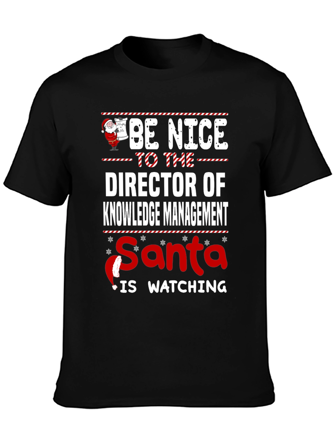 Director of Knowledge Management Santa T-Shirt