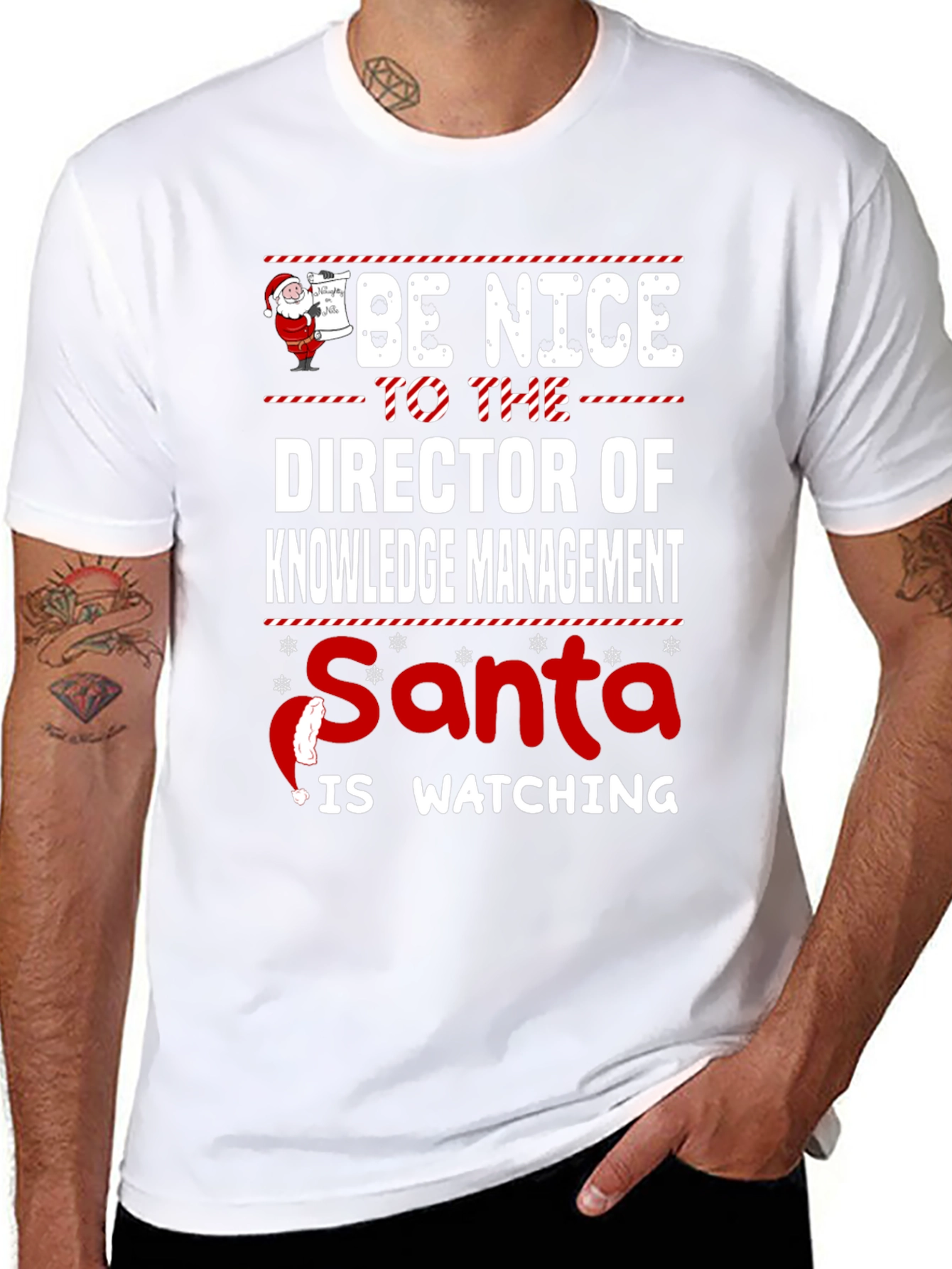 Director of Knowledge Management Santa T-Shirt