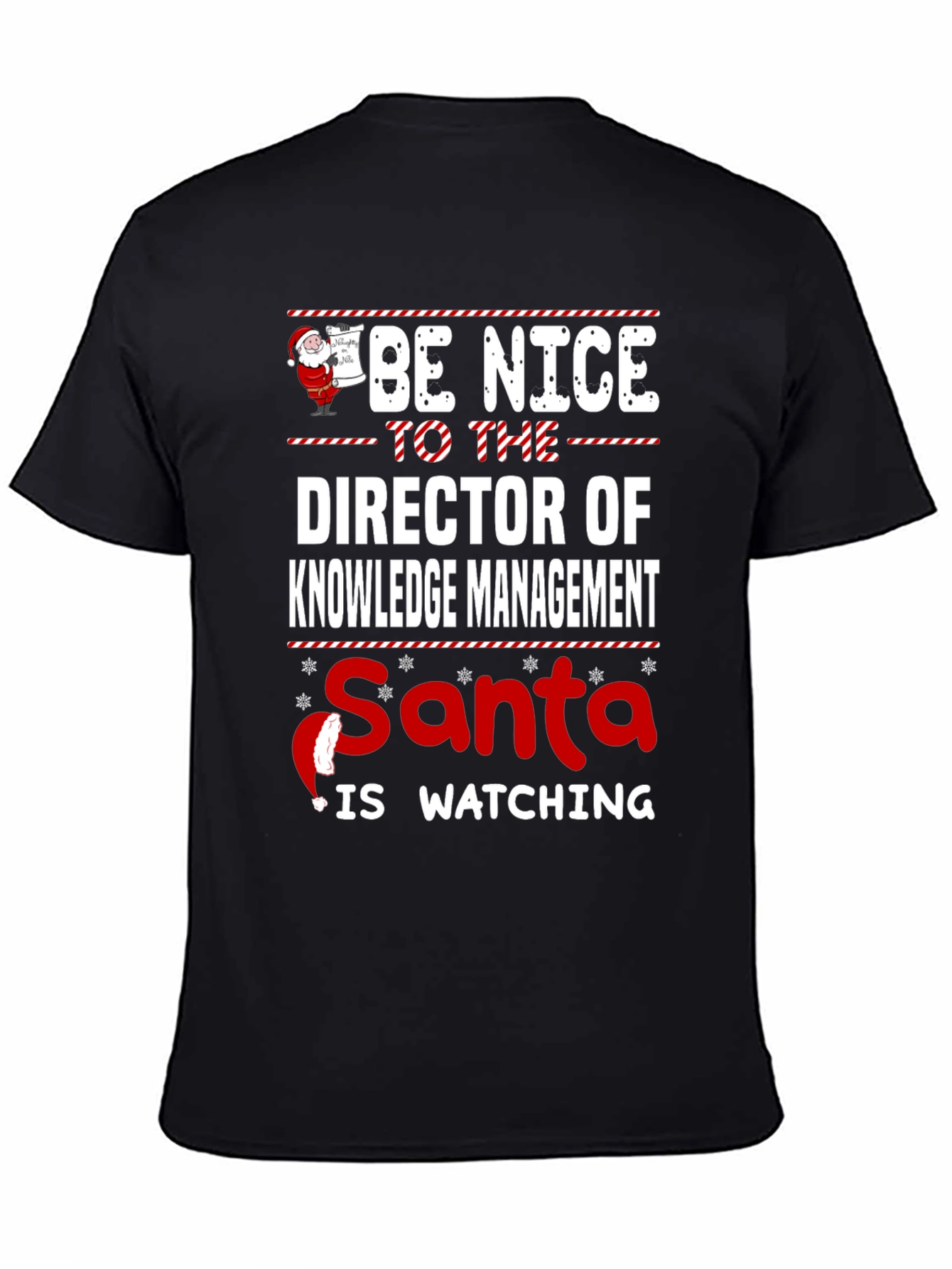 Director of Knowledge Management Santa T-Shirt