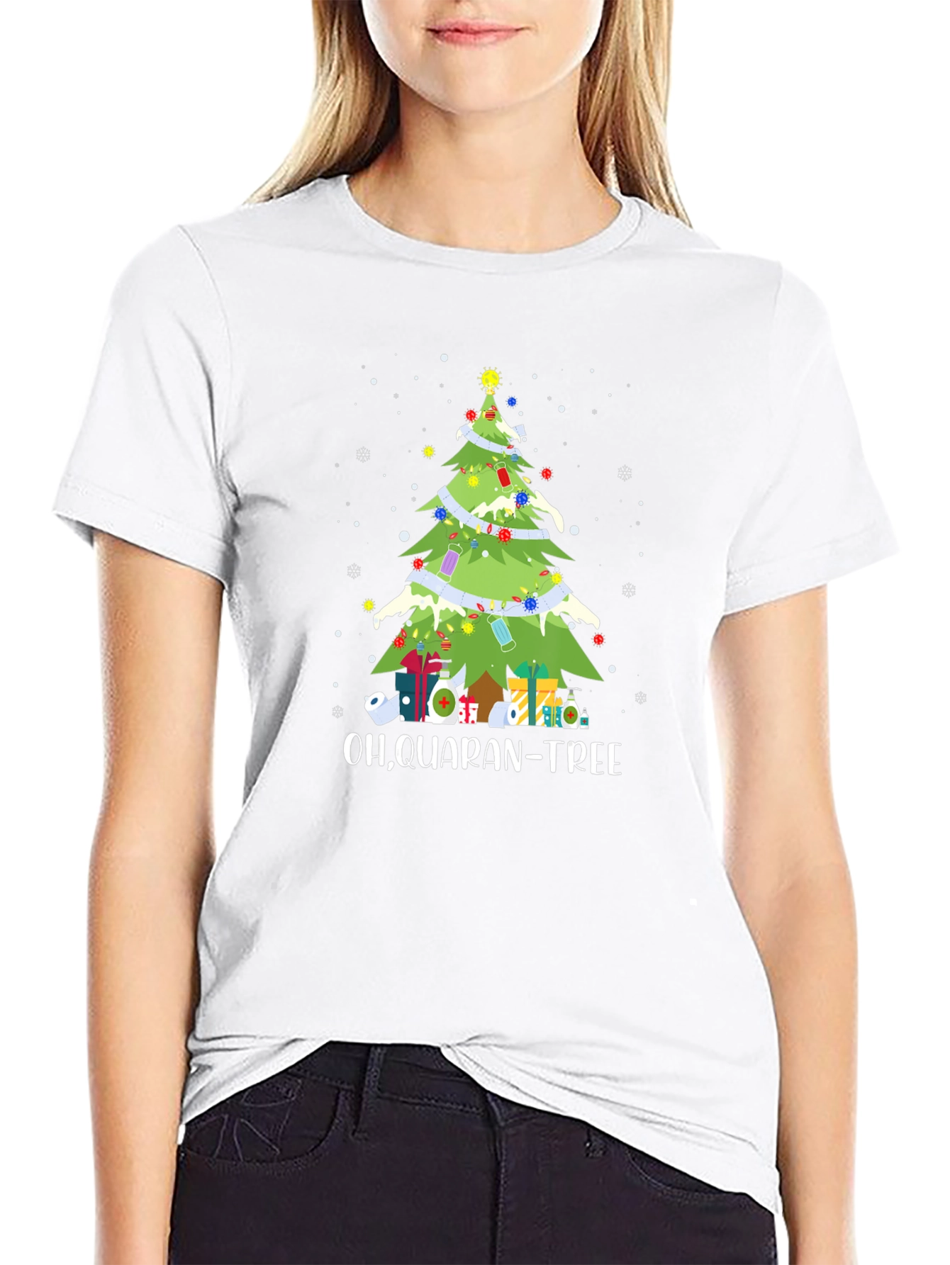 Quaran-Tree Holiday Tee