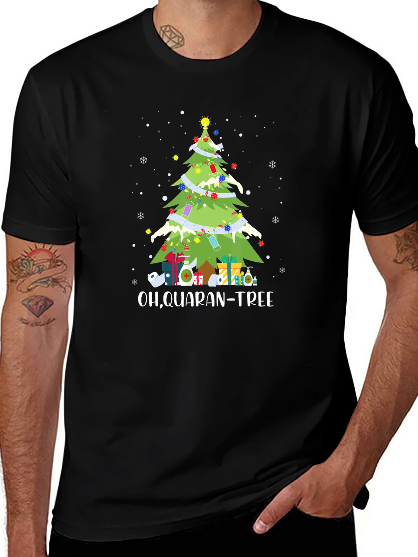 Quaran-Tree Holiday Tee