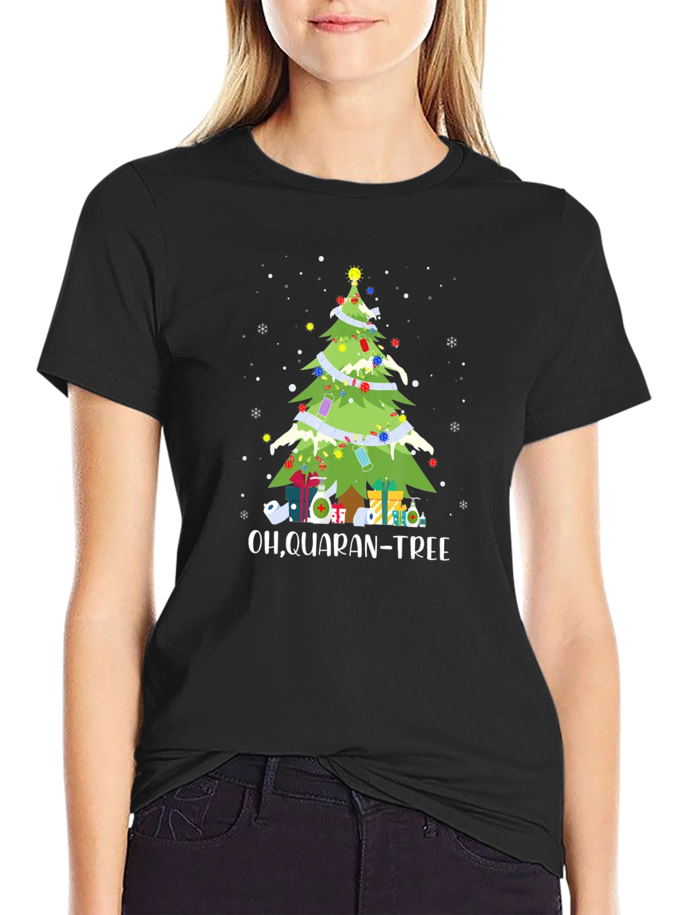 Quaran-Tree Holiday Tee